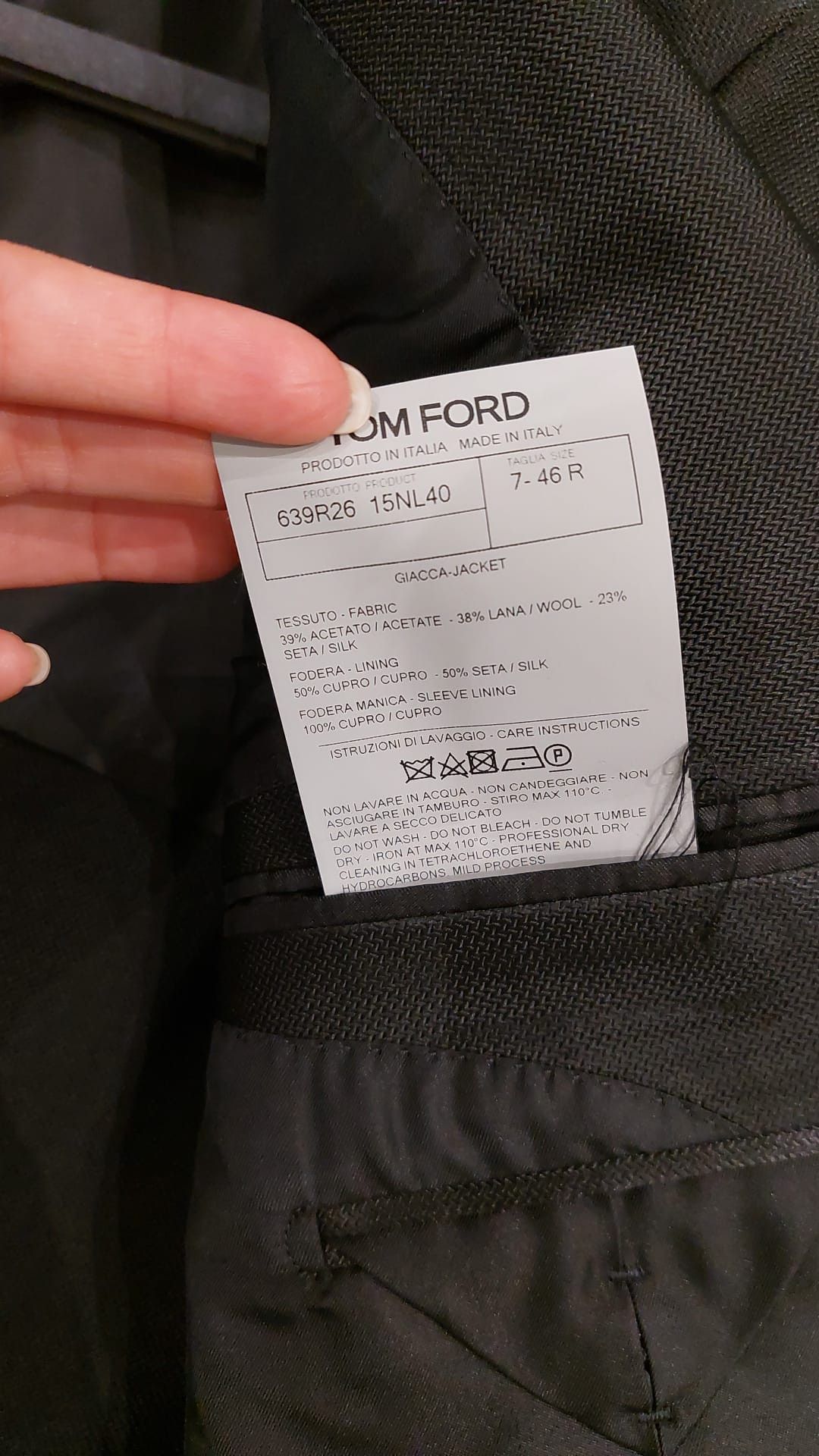 Tom Ford o1loc1c0724 Jacket in Chocolate Brown Size US S / EU 44-46 / 1 - 5 Thumbnail