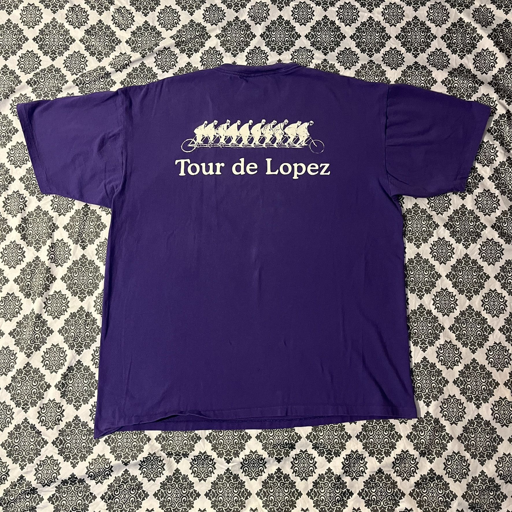 Vintage Vintage 90s Lopez Bicycle Works Single Stitched Graphic Tee Size US XL / EU 56 / 4 - 2 Thumbnail
