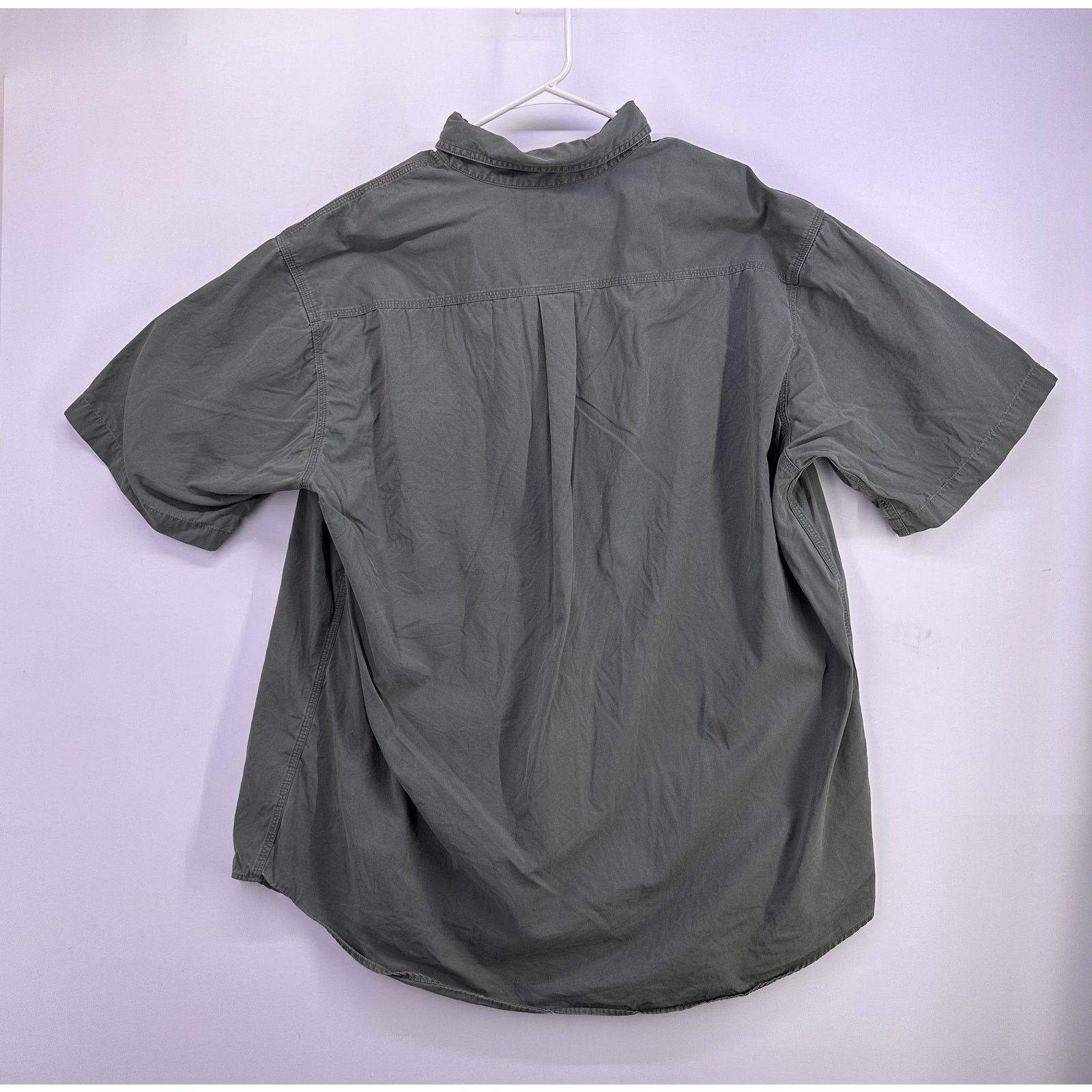 Carhartt Olive Green Carhartt Button Down Shirt Size 2XL Tall Size US XXL / EU 58 / 5 - 9 Thumbnail