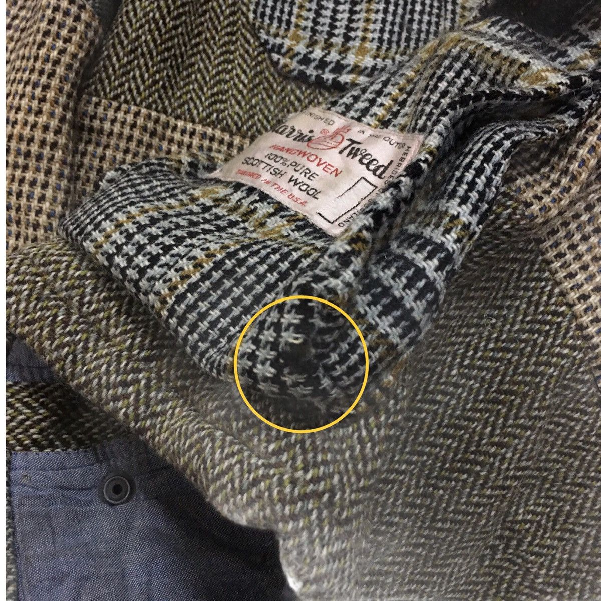 Harris Tweed Vtg Harris Tweed 1998 UK Wear KMK Jacket Size US L / EU 52-54 / 3 - 8 Thumbnail