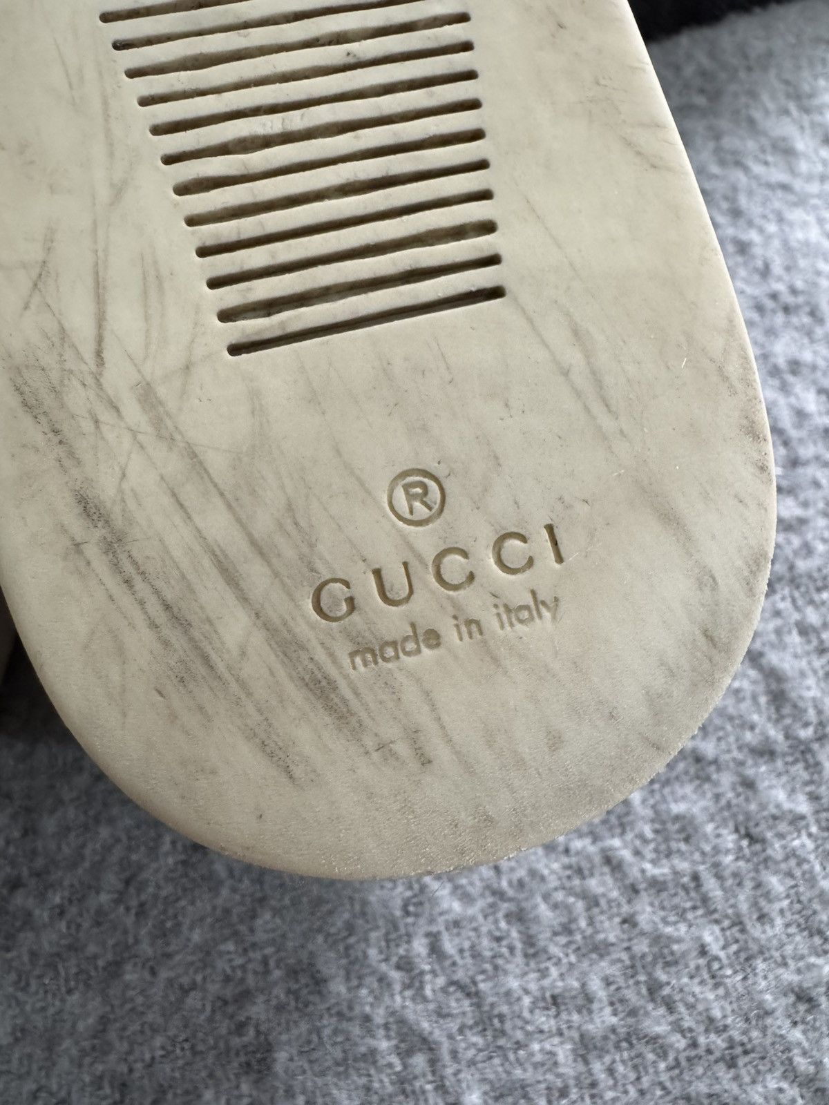 Gucci Gucci Ace High Top Mongolian Lambskin Sneakers Fur 36 Size US 6 / IT 36 - 13 Thumbnail