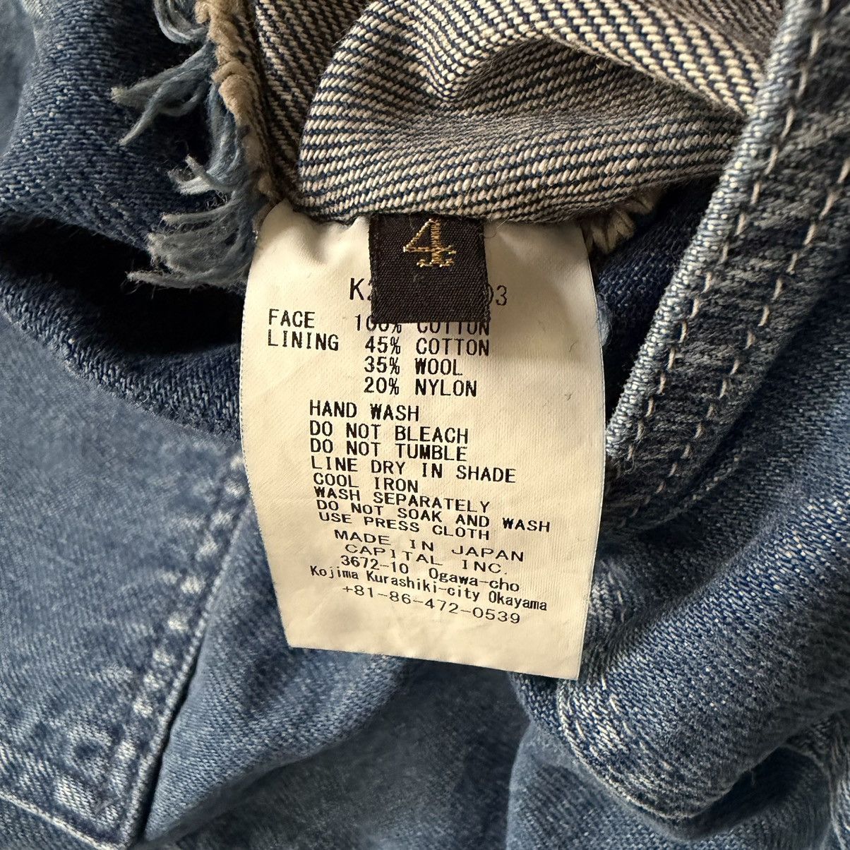 Kapital KAPITAL Denim Reversible Work Jacket (Virgin Mary) Size US XL / EU 56 / 4 - 4 Thumbnail