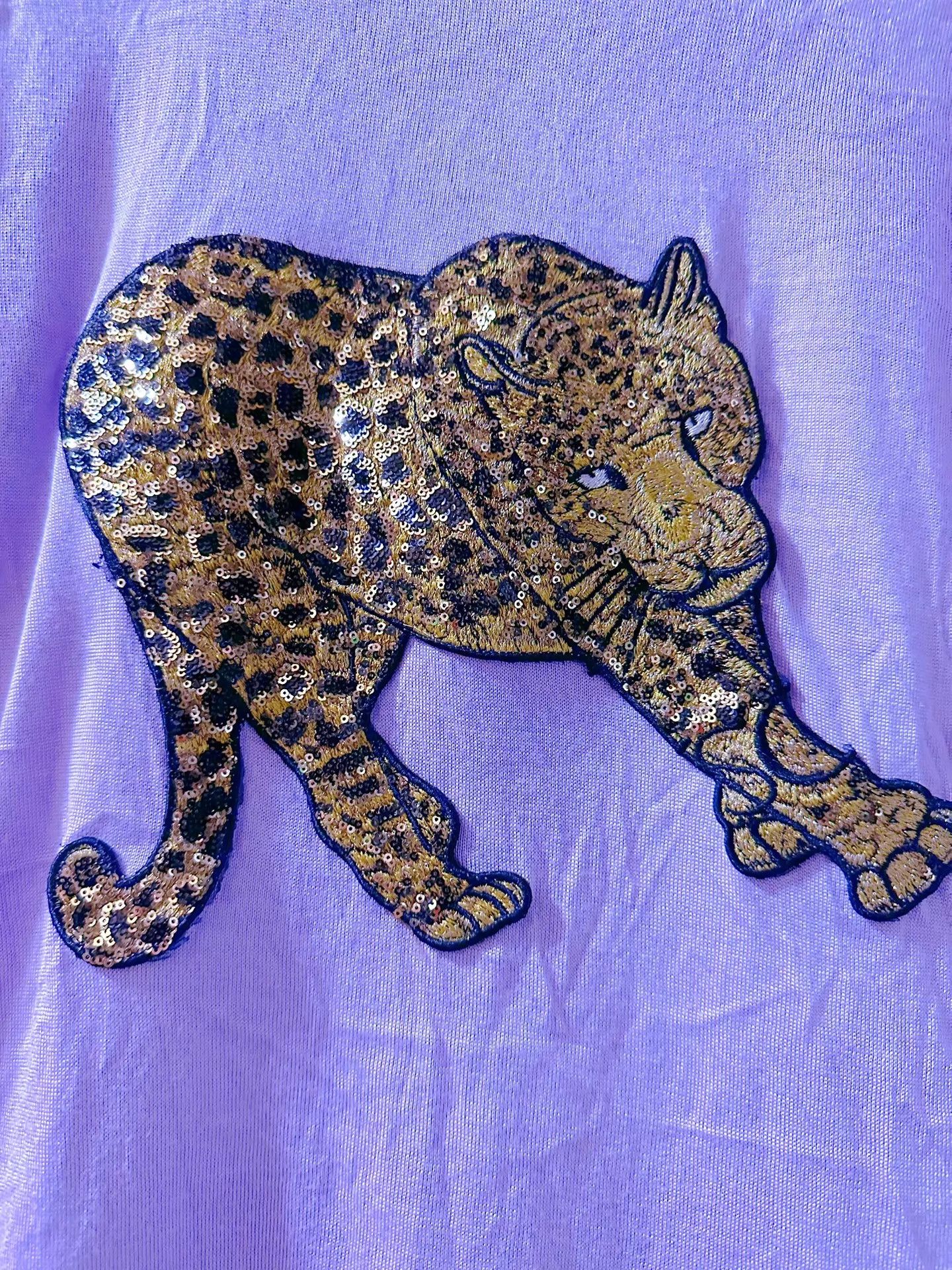 Versace Versace Leopard Silk Sweatshirt Gold Swirl Crystal XL 98 New Size US L / EU 52-54 / 3 - 2 Thumbnail