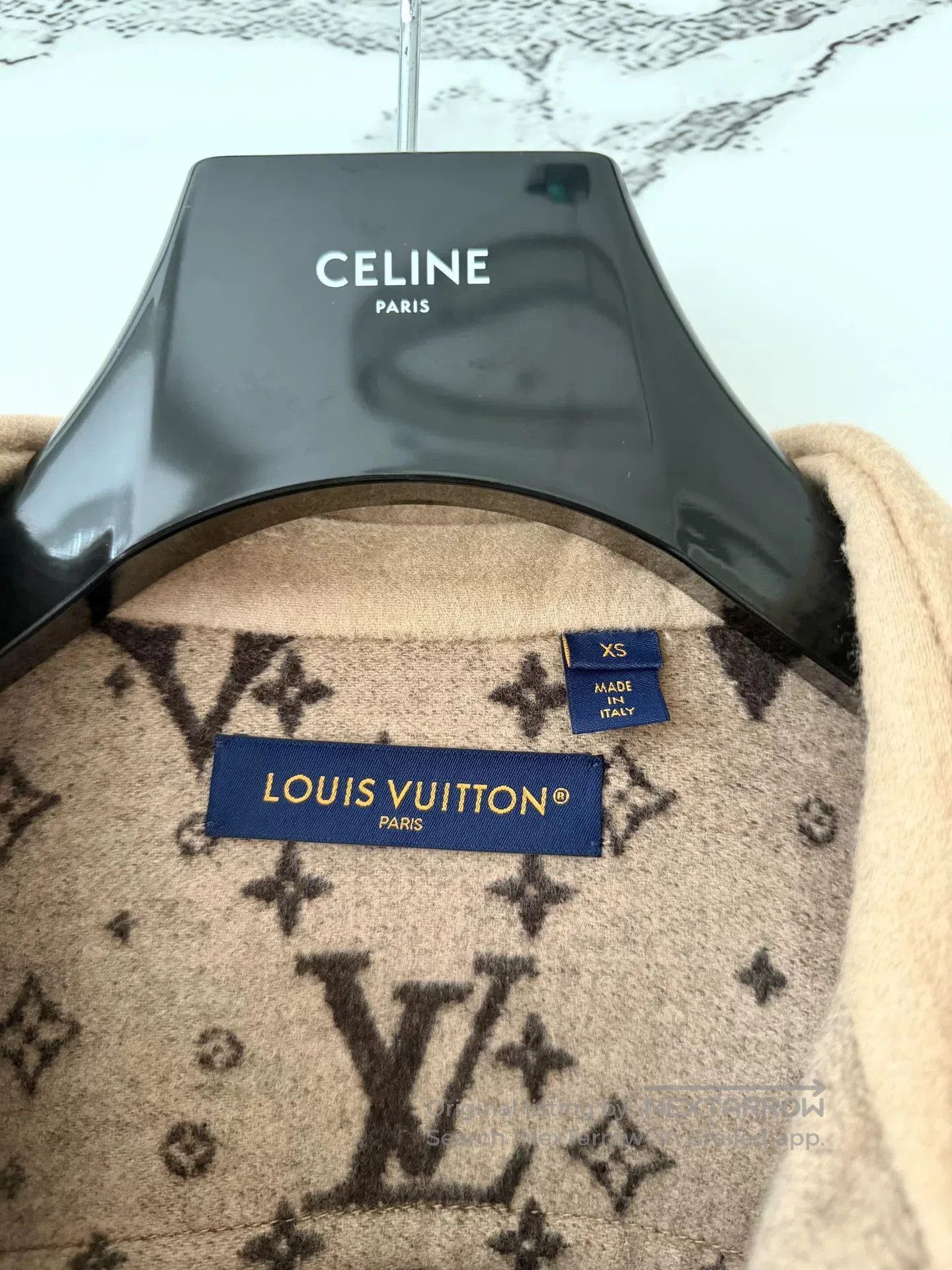 Louis Vuitton louis vuitton khaki double-sided cashmere coat. Size XS / US 0-2 / IT 36-38 - 2 Thumbnail