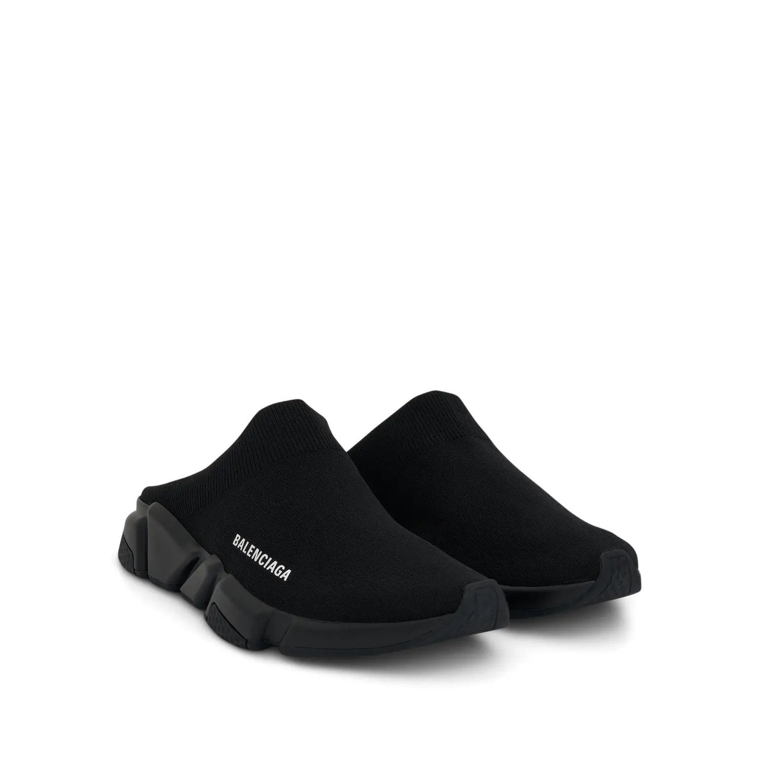 Balenciaga o1la1rc1a1225 Speed Recycled Knit Mules in Black Size US 10 / EU 43 - 2 Thumbnail