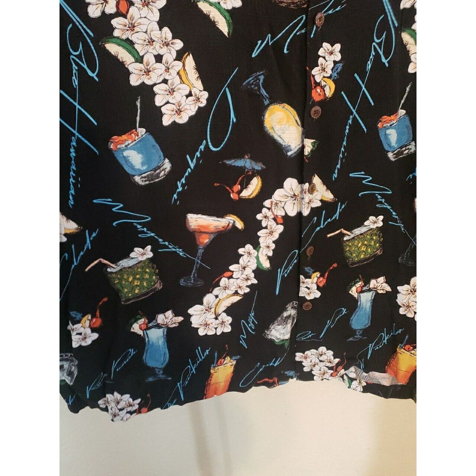 Caribbean Men 4XB Caribbean Hawaiian Shirt Tiki Bar cocktail Shirt Size US XXL / EU 58 / 5 - 8 Thumbnail
