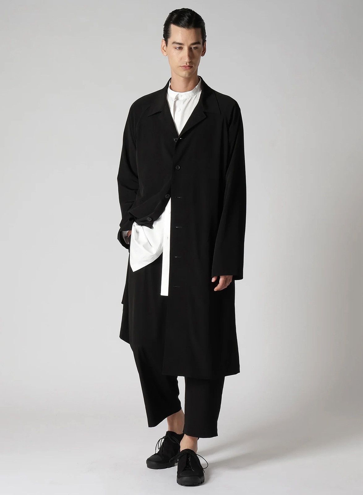 Yohji Yamamoto Yohji Yamamoto Pour Homme SS24 Shirt Jacket Size US S / EU 44-46 / 1 - 13 Thumbnail