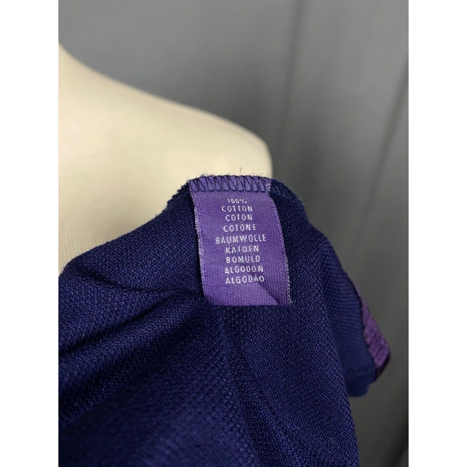 Ralph Lauren Purple Label MINT! Ralph Lauren Purple Lable Men's Blue Polo T-Shirt Size Size US L / EU 52-54 / 3 - 10 Thumbnail