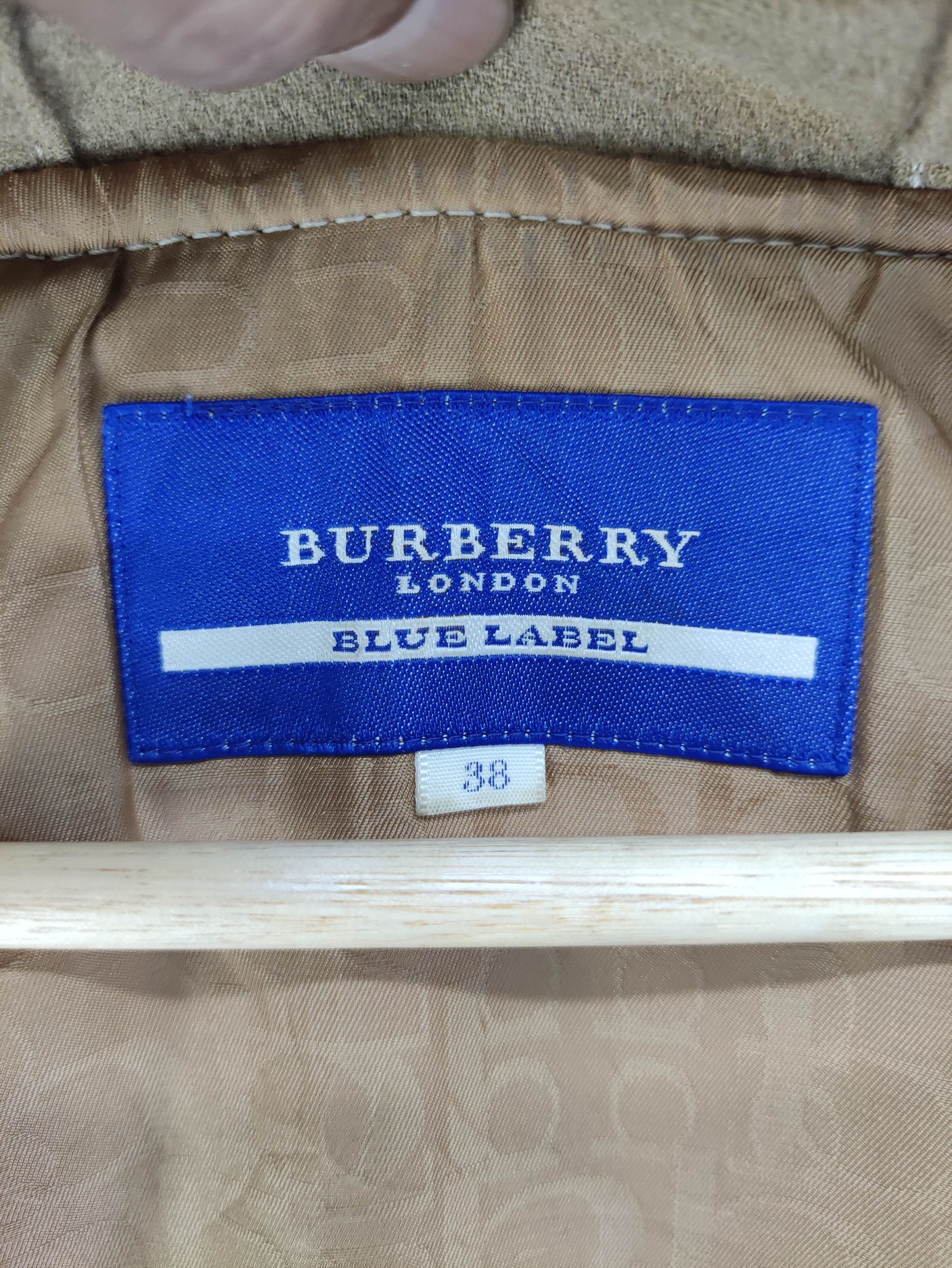 Burberry Vintage Burberry Blue Label Wool Hoodie Jacket Zipper Size S / US 4 / IT 40 - 6 Thumbnail