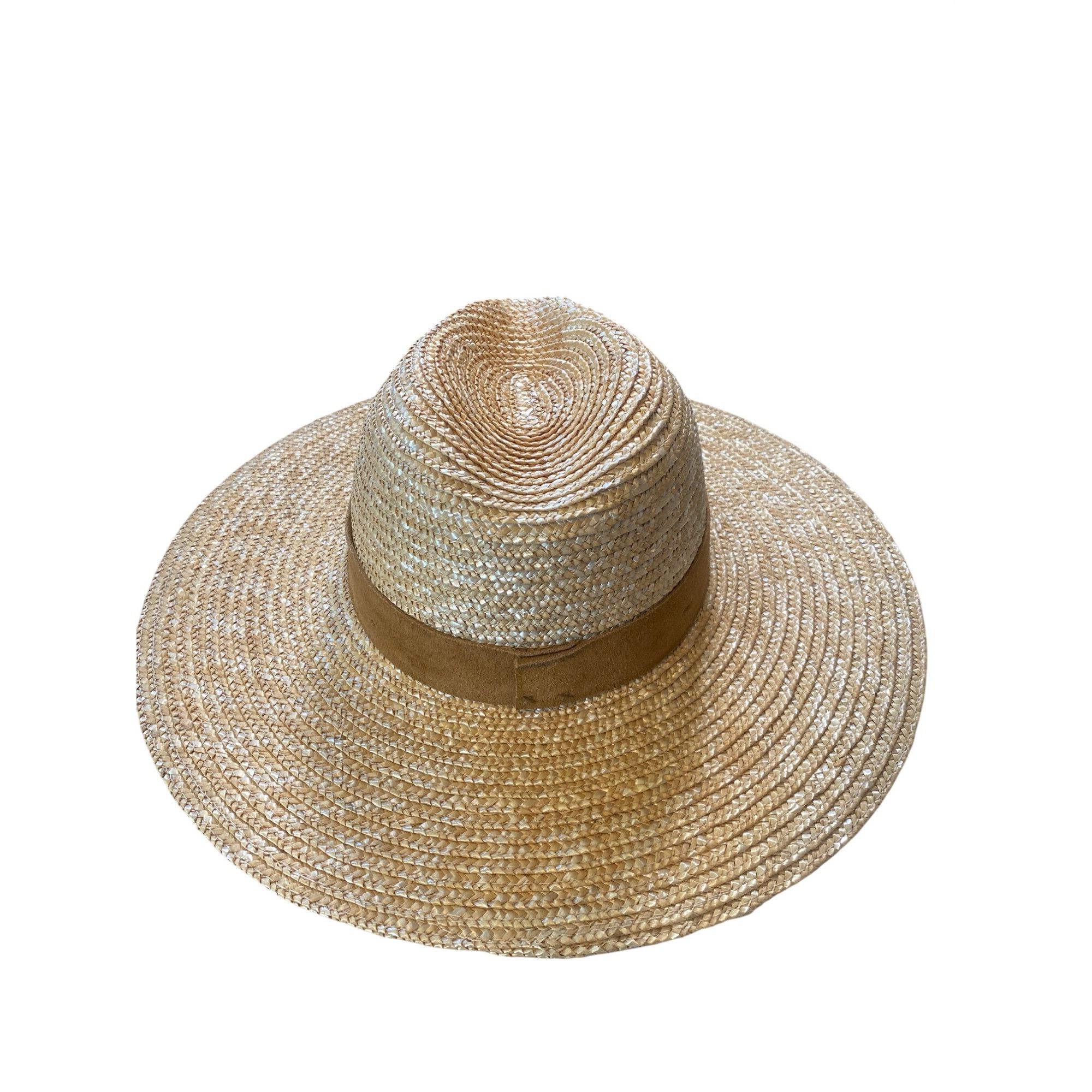 Other NWT Gigi Pip Isla Straw Fedora Hat S/M 57cm Adjustable Wide Size ONE SIZE - 21 Thumbnail