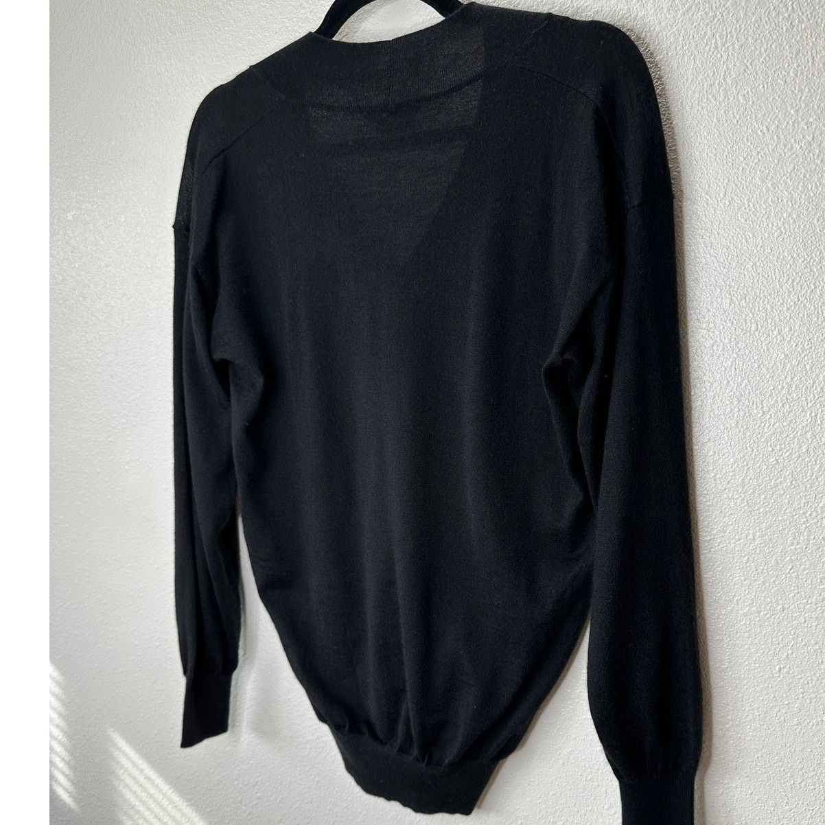 Tom Ford Tom Ford Black V-Neck Long Sleeve Cashmere Silk Sweater S Size S / US 4 / IT 40 - 8 Thumbnail
