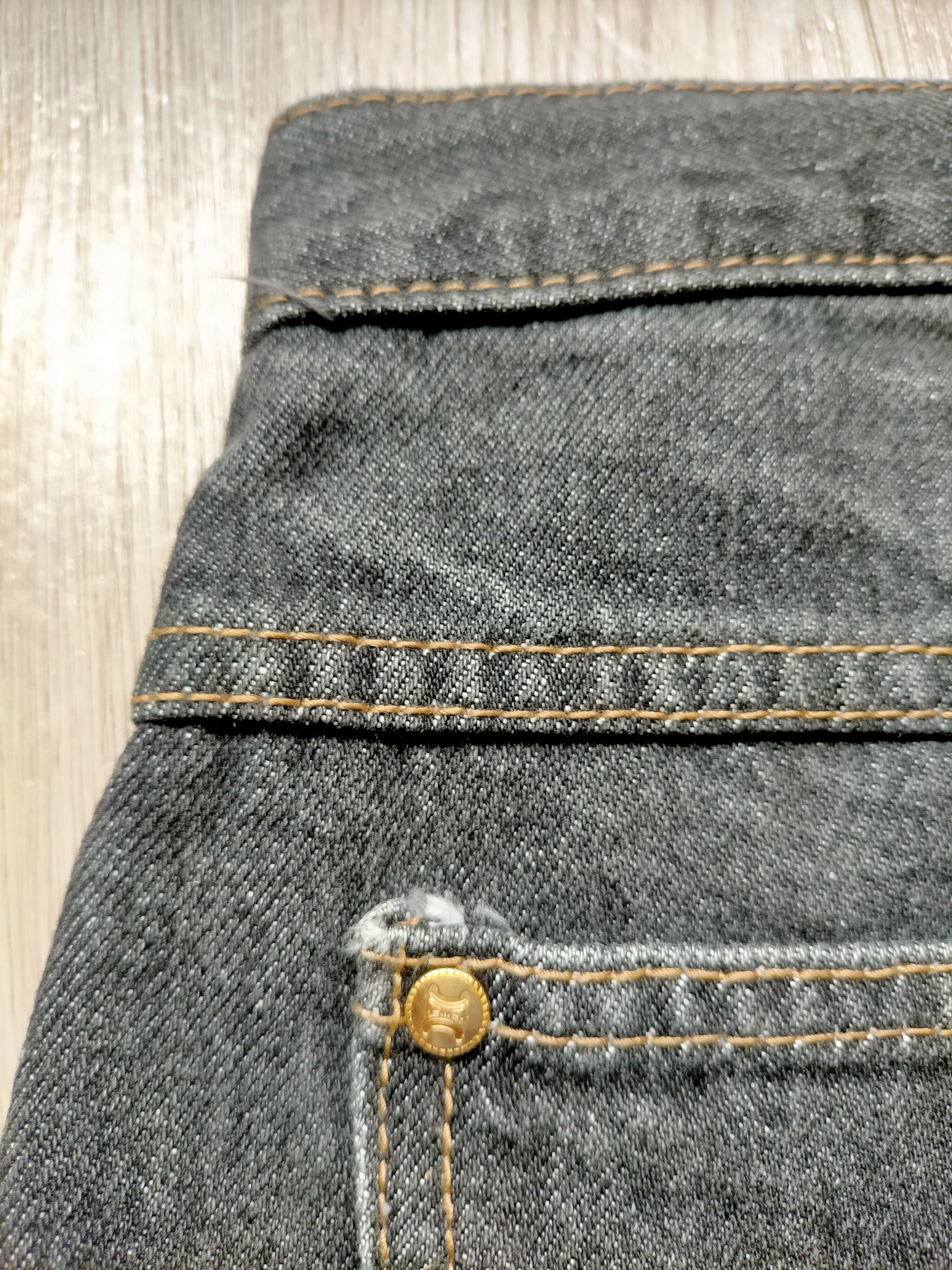 Celine 90s Celine Paris Black Denim Pants Size US 32 / EU 48 - 13 Thumbnail