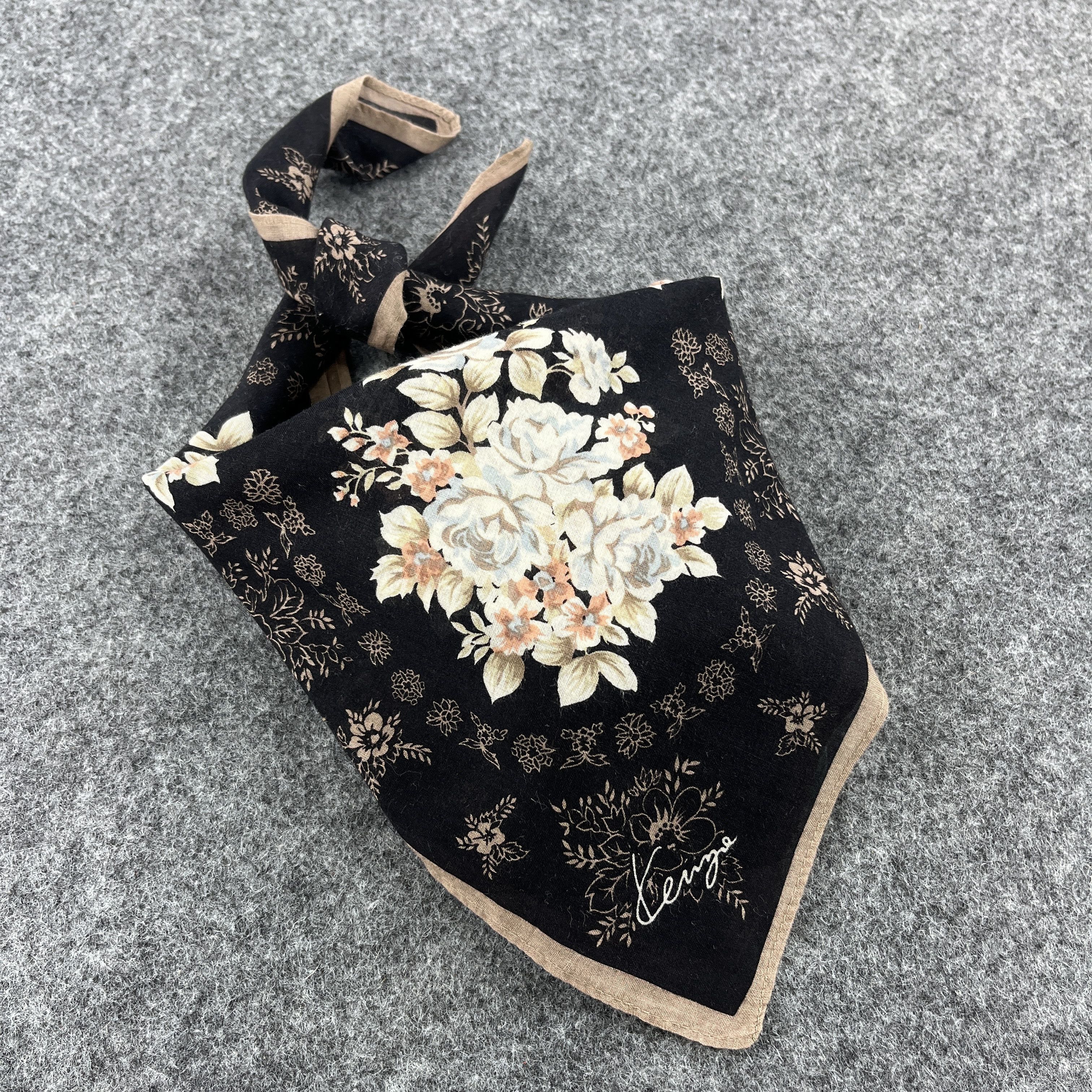 Kenzo × Vintage Kenzo Handkerchief / Bandana / Neckerchief B470 Size ONE SIZE - 9 Thumbnail