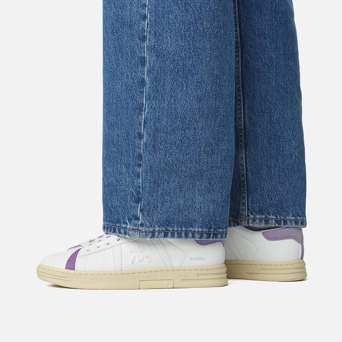 Premiata o1B3y1r0426 Russell Sneakers in White/Purple Size US 8 / IT 38 - 7 Thumbnail