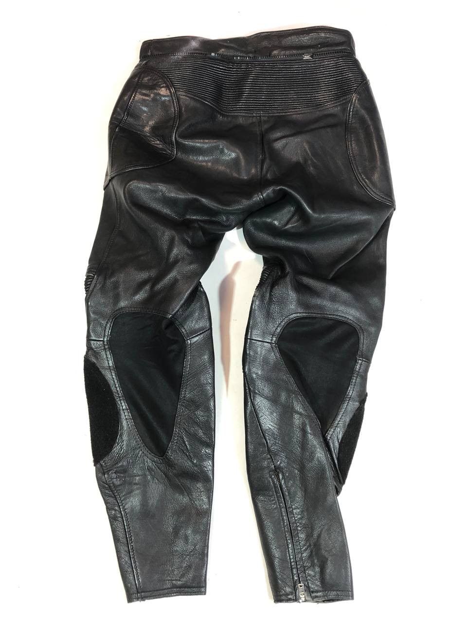 Hein Gericke × Leather Hein Gericke Leather Moto Biker Pants Vintage Size US 35 - 3 Thumbnail