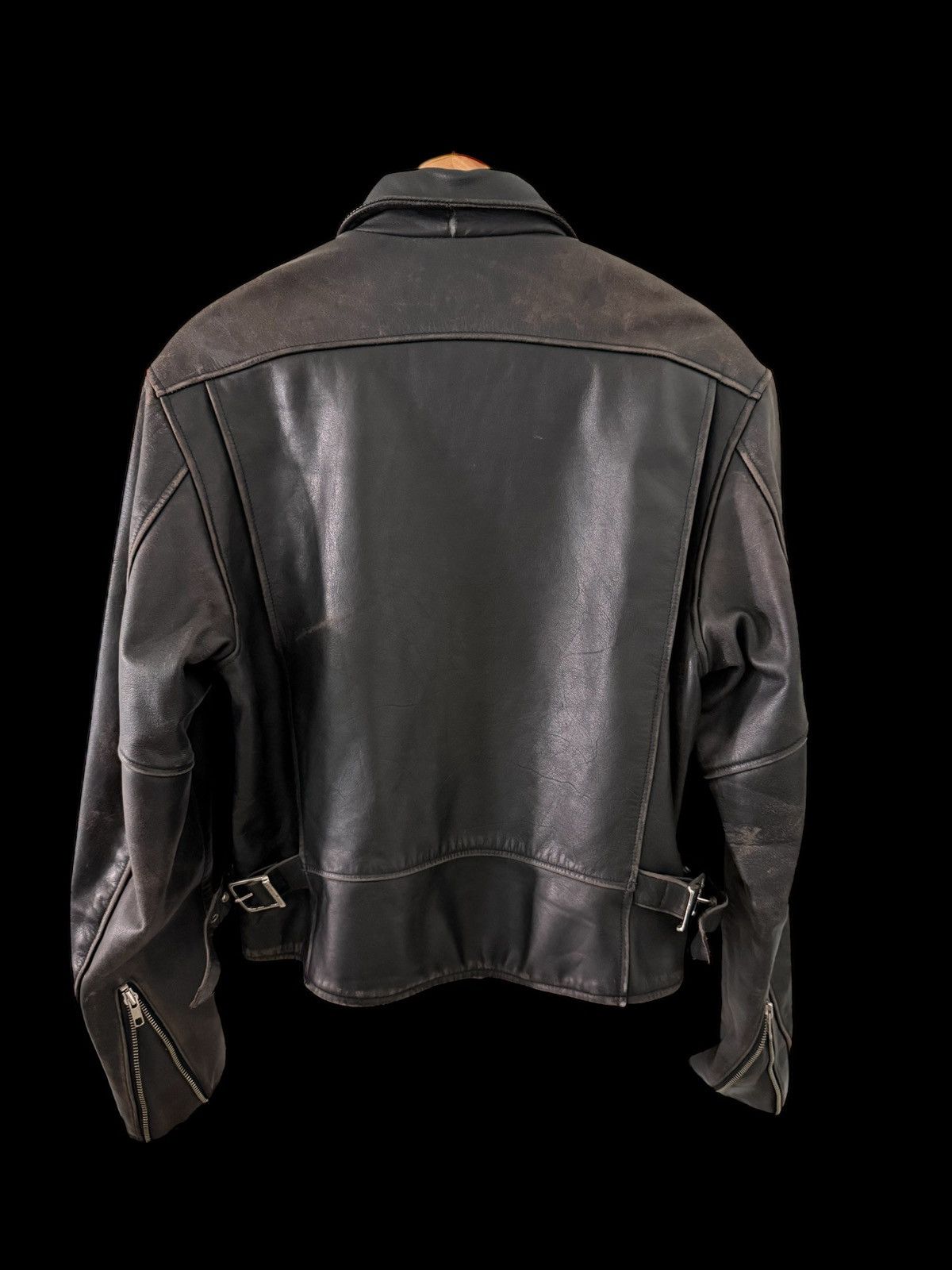 Harley Davidson ☠️☠️Vintage 80's Harley Davidson rider punk leather jacket Size US L / EU 52-54 / 3 - 5 Thumbnail