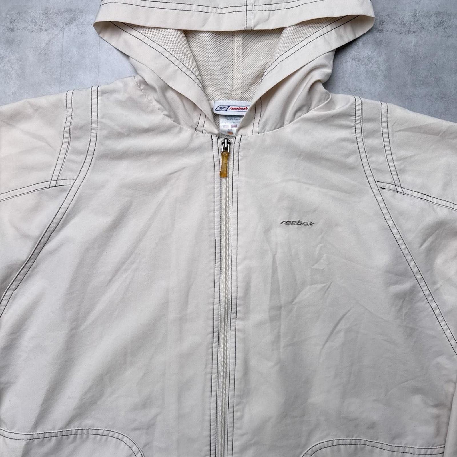 Reebok Y2K Reebok 00s cream windbreaker jacket Size Medium Size M / US 6-8 / IT 42-44 - 8 Thumbnail