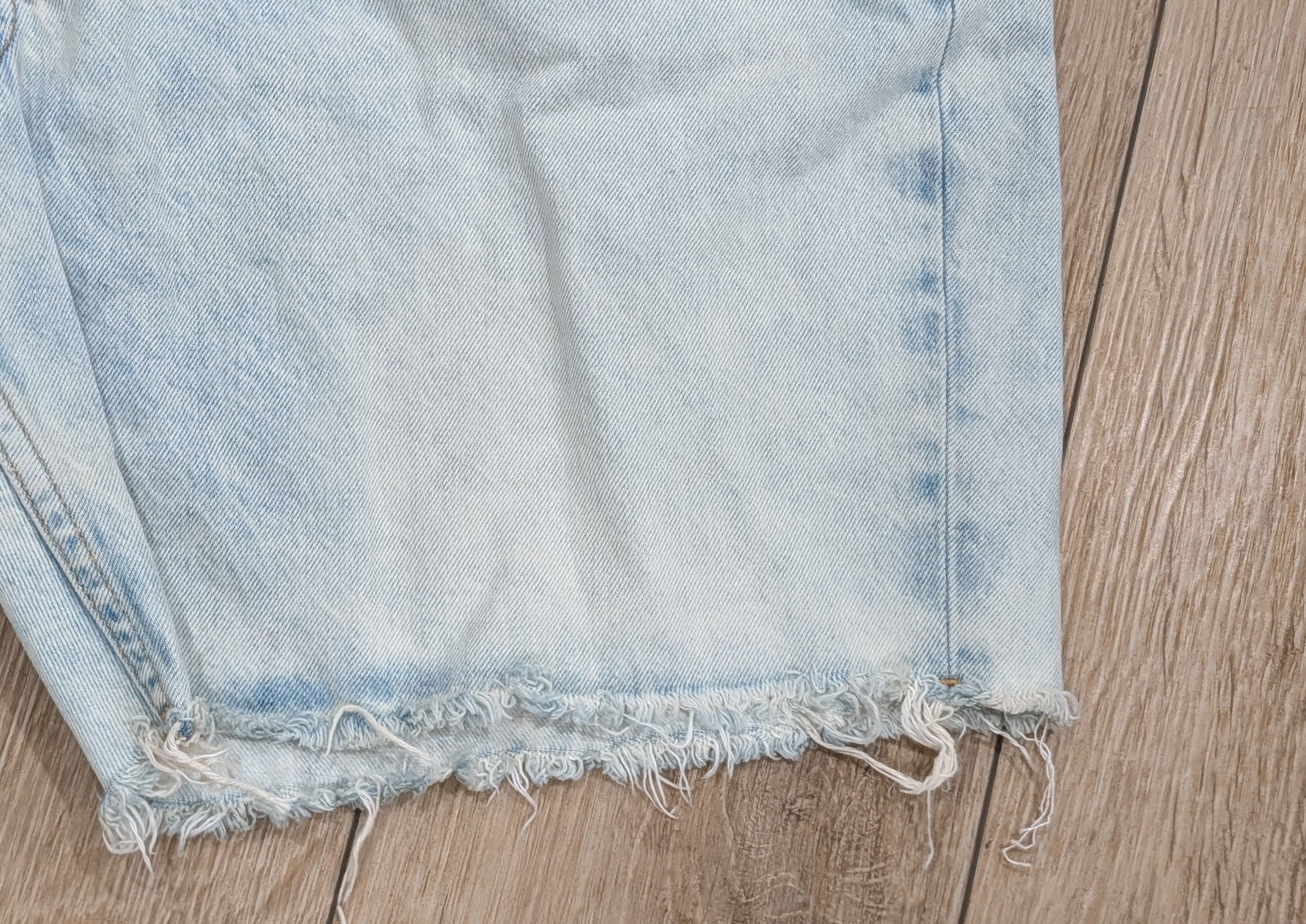 Givenchy GIVENCHY Bleach-Wash Cotton Denim Shorts Pale Blue 38 Size US 38 / EU 54 - 2 Thumbnail