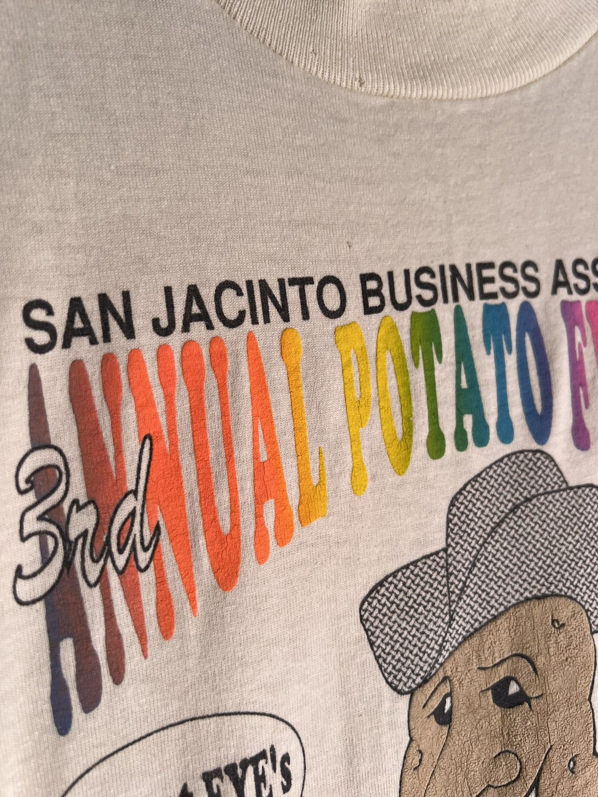 Vintage 90’s VTG Vintage San Jacinto Potato Festival Retro Tee Shirt Size US XL / EU 56 / 4 - 8 Thumbnail
