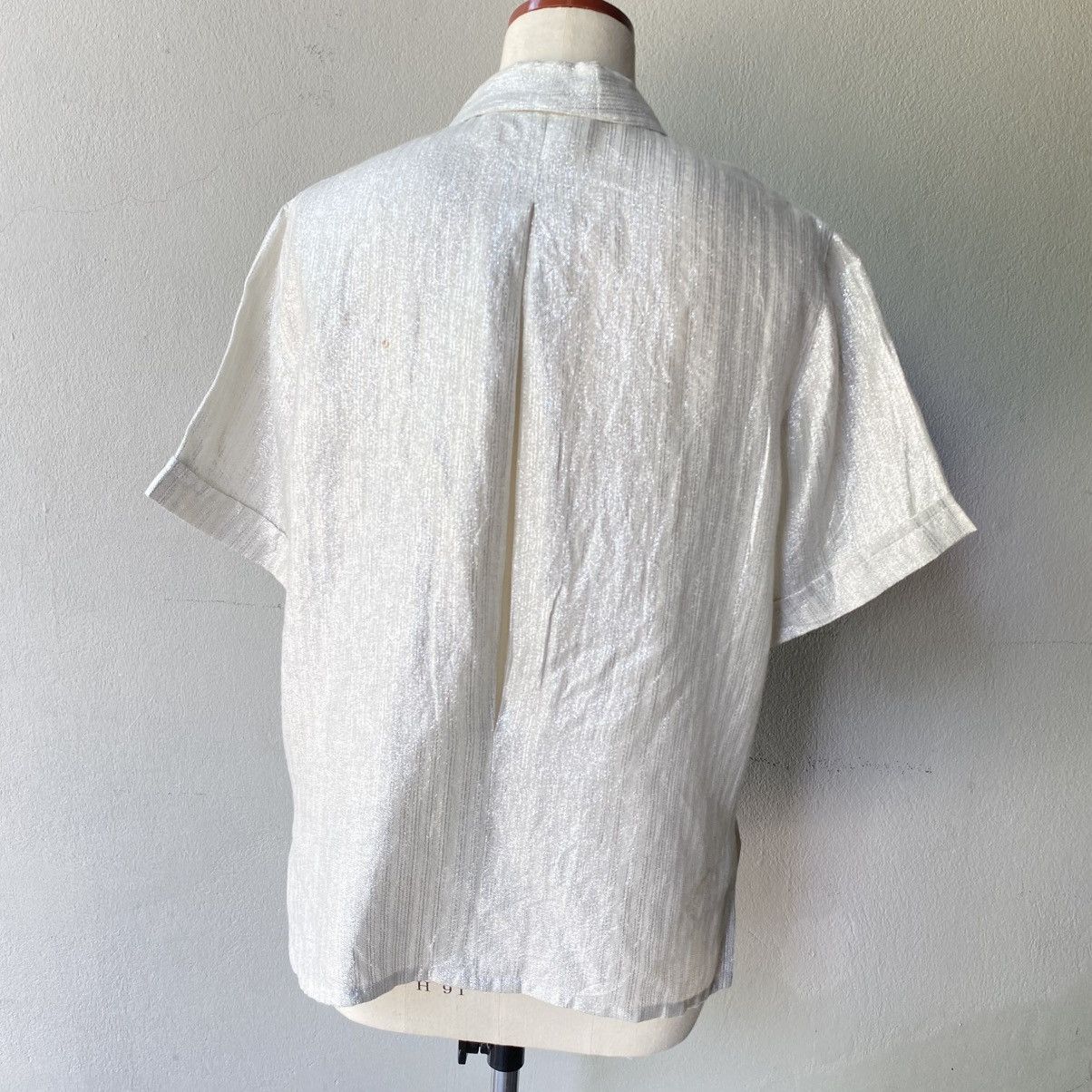Dior Christian Dior Vintage Cherry Embroidered Blouse Size L / US 10 / IT 46 - 12 Thumbnail