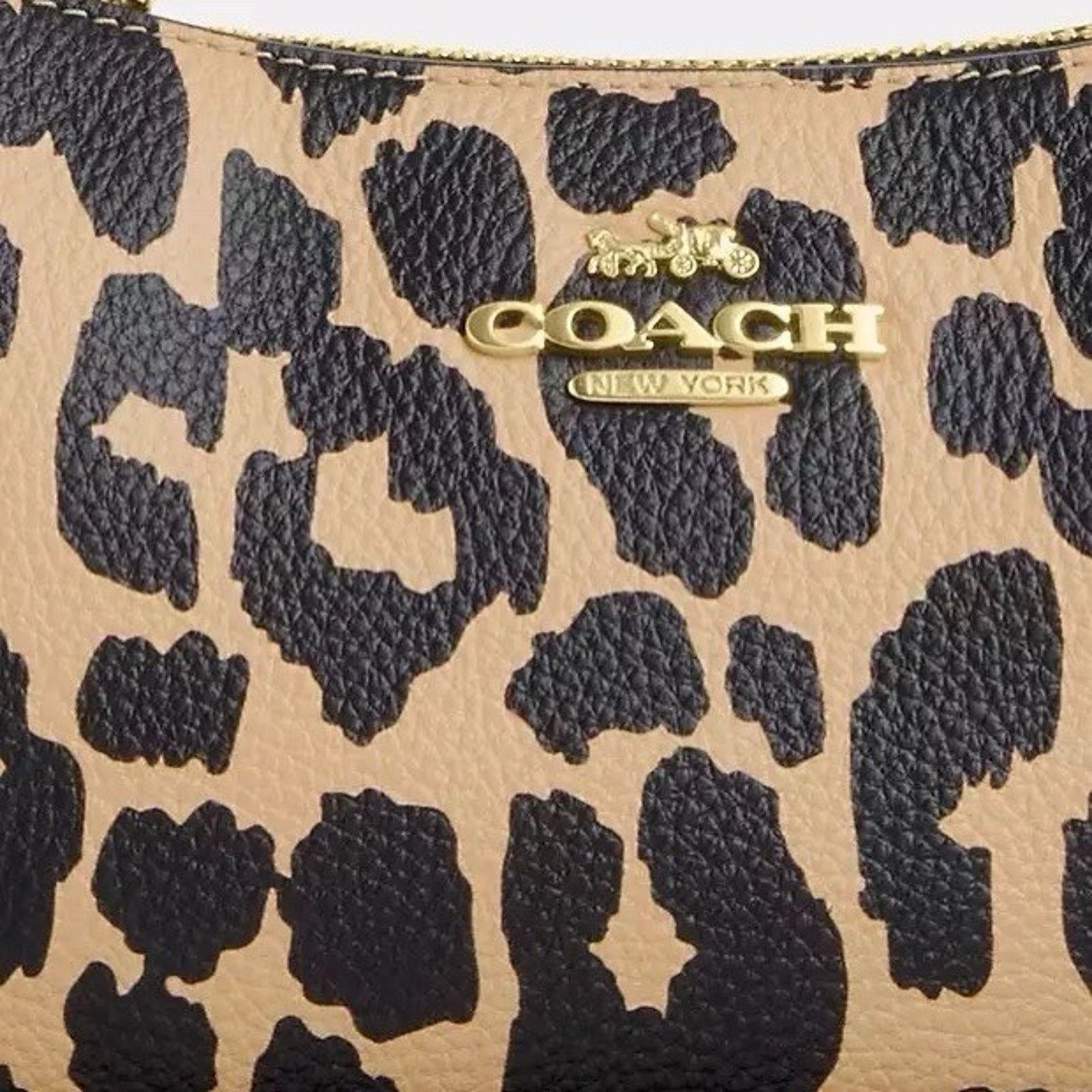 Coach NWT COACH Teri Shoulder Bag Leopard CBH61 Leopard Crossbody Size ONE SIZE - 11 Thumbnail