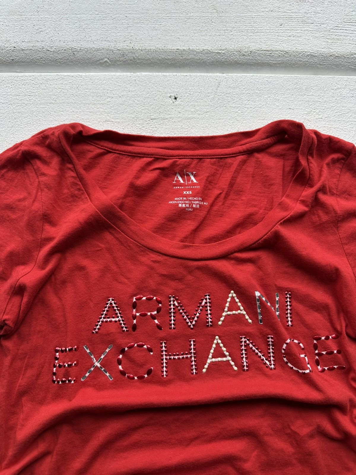 Armani × Vintage 🚨AVANT GARDE ARMANI 90s RARE longsleeve BIG LOGO Y2K LUXURY Size XXS / US 00 / IT 34 - 4 Thumbnail
