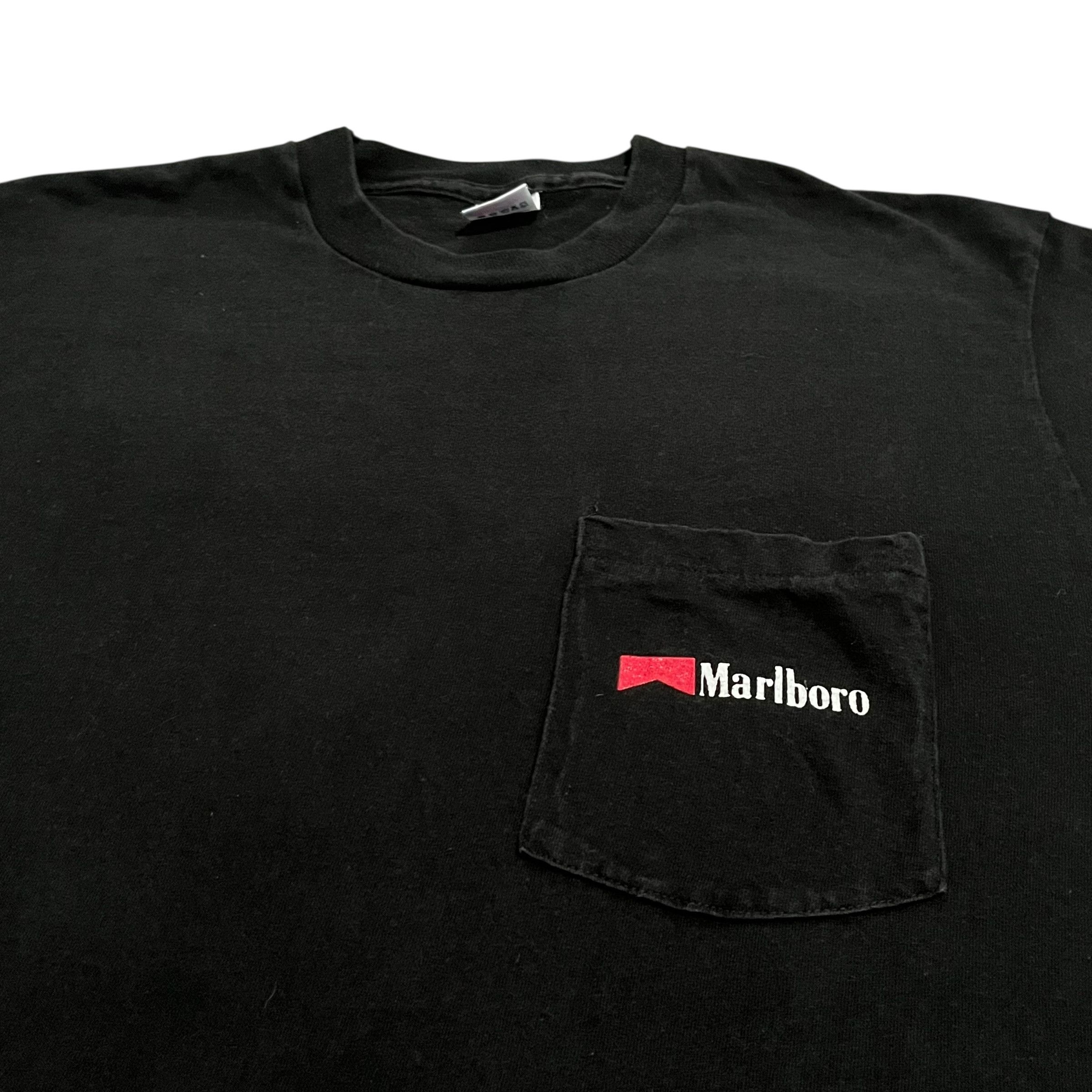 Marlboro VINTAGE Marlboro Man Cowboy Pocket T Shirt Size US XL / EU 56 / 4 - 5 Thumbnail