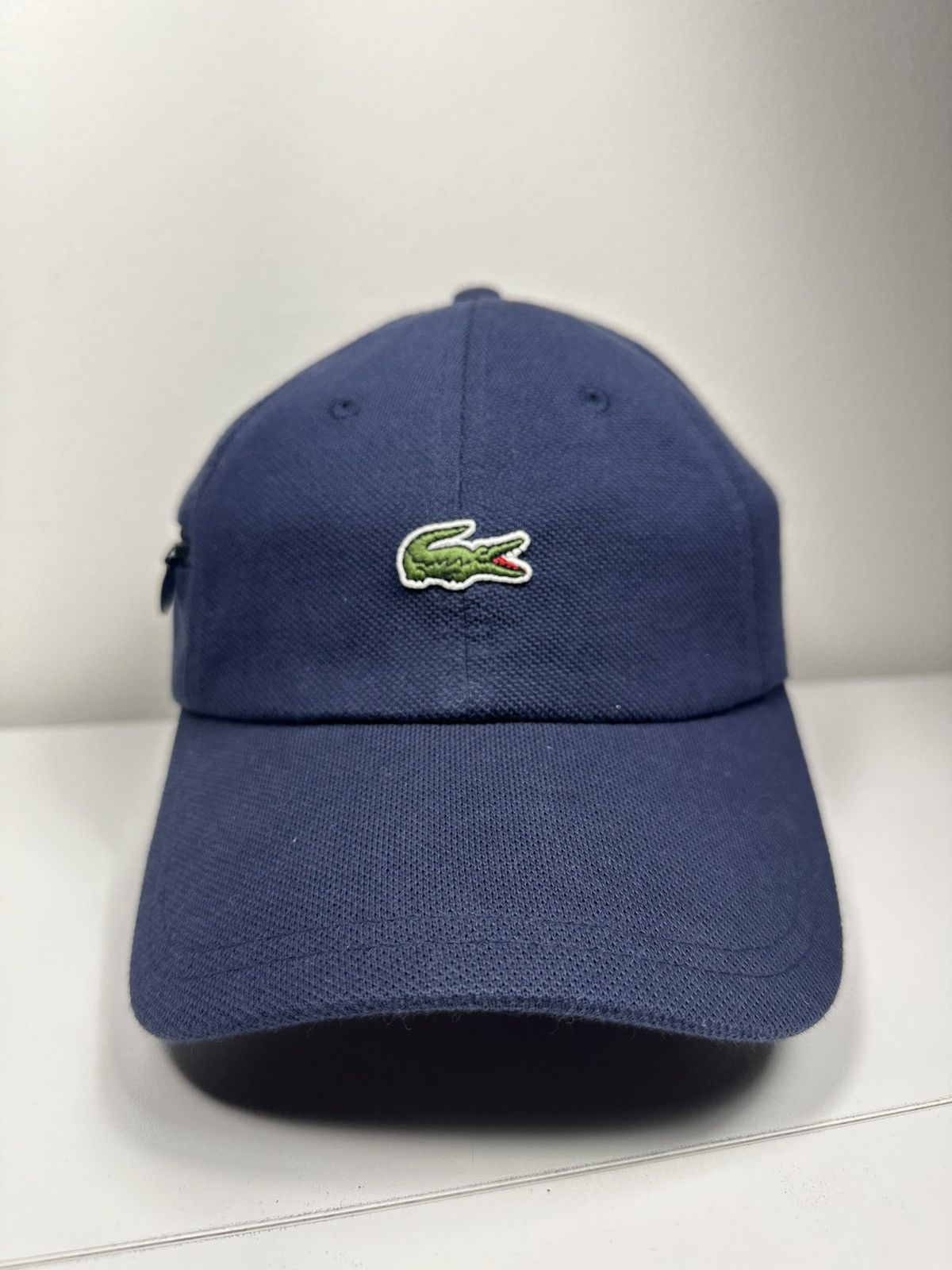 Lacoste × Supreme Supreme Lacoste Pique 6-Panel Cap Hat Size ONE SIZE - 1 Thumbnail