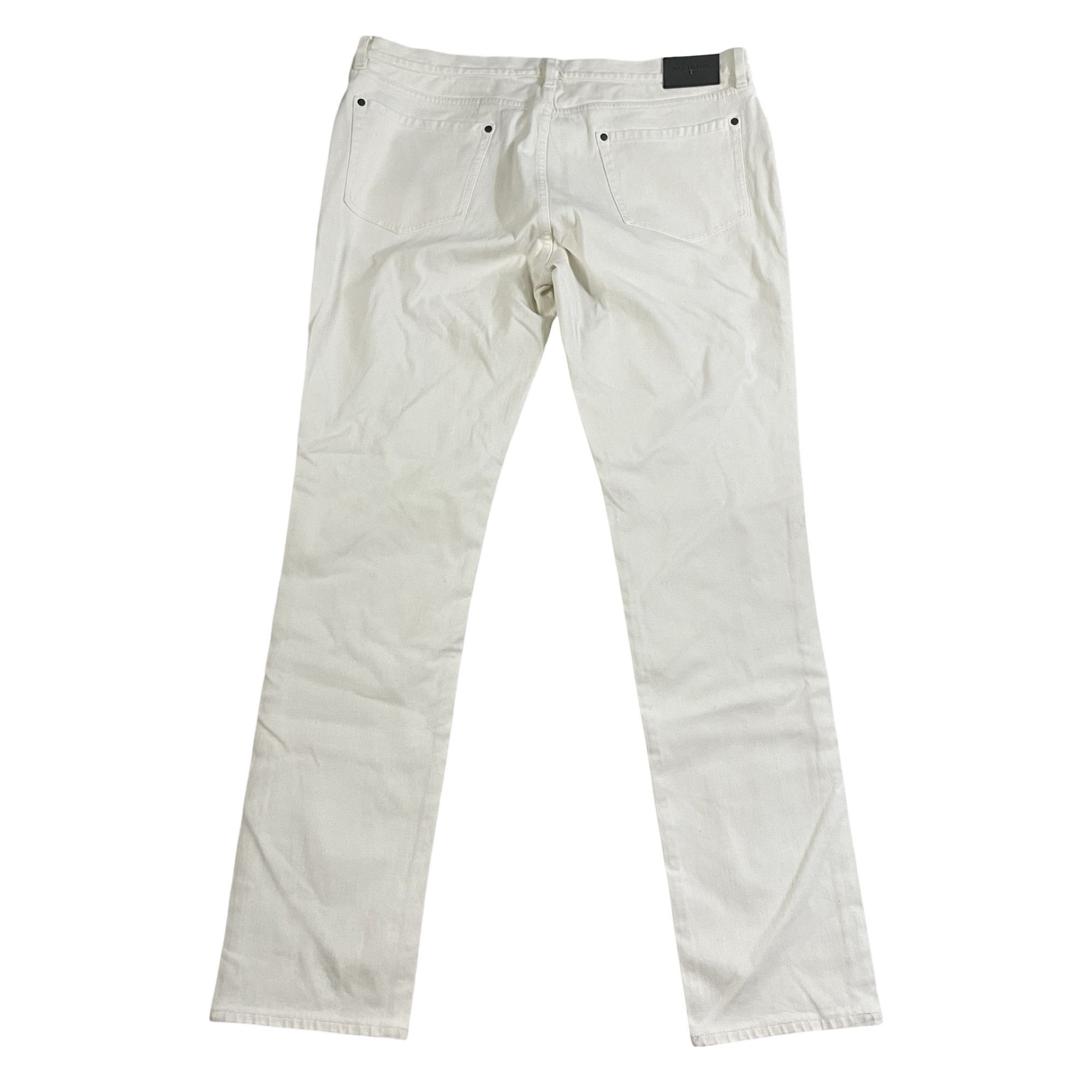 John Varvatos John Varvatos Mens White Jeans Size 38 Regular Size US 38 / EU 54 - 4 Thumbnail