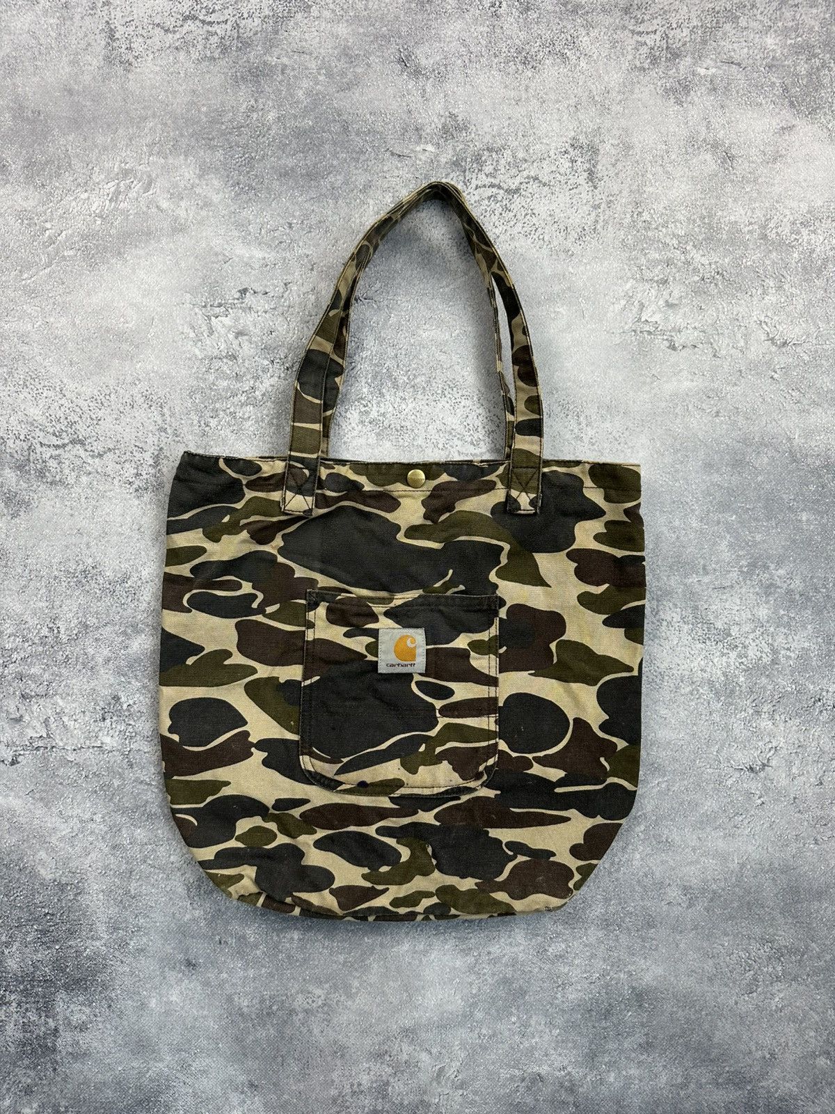 Carhartt 🚨Rare Vintage Carhartt Simple Tote Bag Camouflage Y2K Size ONE SIZE - 1 Thumbnail