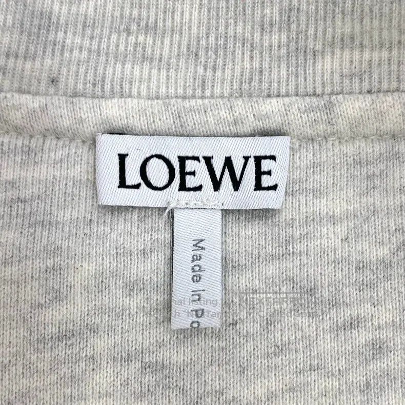 Loewe Loewe Gray logo embroidered cotton round neck long-sleeved Size S / US 4 / IT 40 - 5 Thumbnail