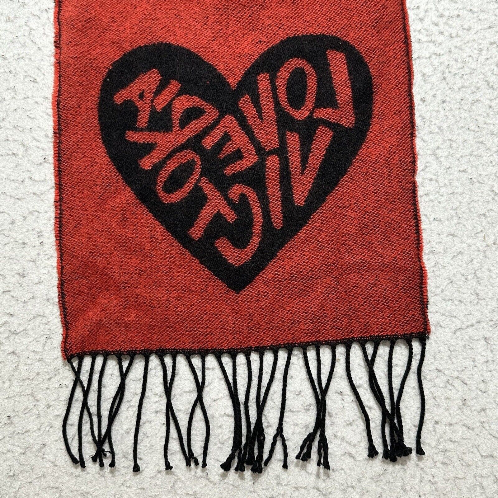 Victoria's Secret Victoria's Secret Angel Collection Heart Scarf Pink Black 80 Size ONE SIZE - 9 Thumbnail