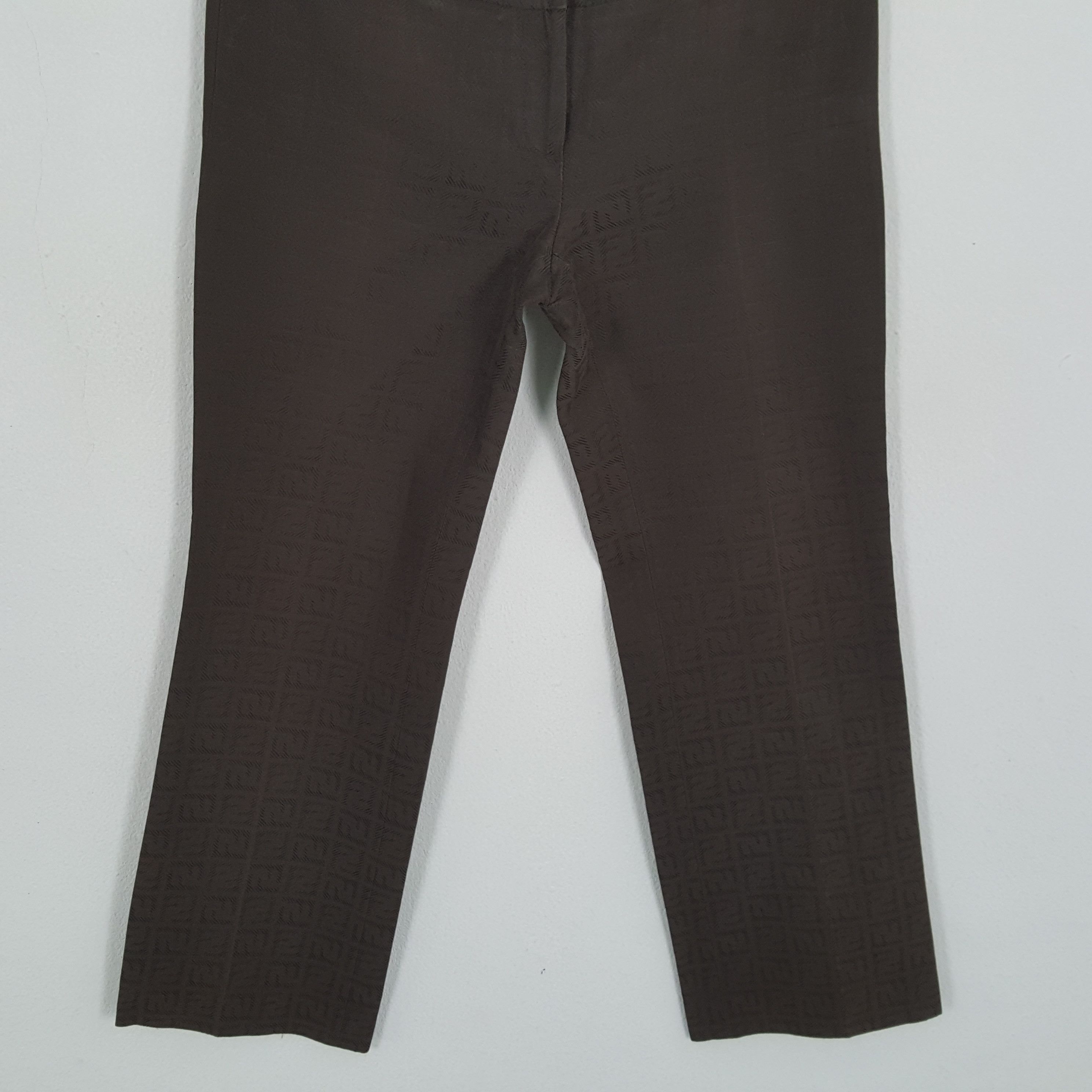 Fendi × Vintage Vintage FENDI Italian Fashion Brand Monogram Design Pants Size 27" / US 4 / IT 40 - 3 Thumbnail