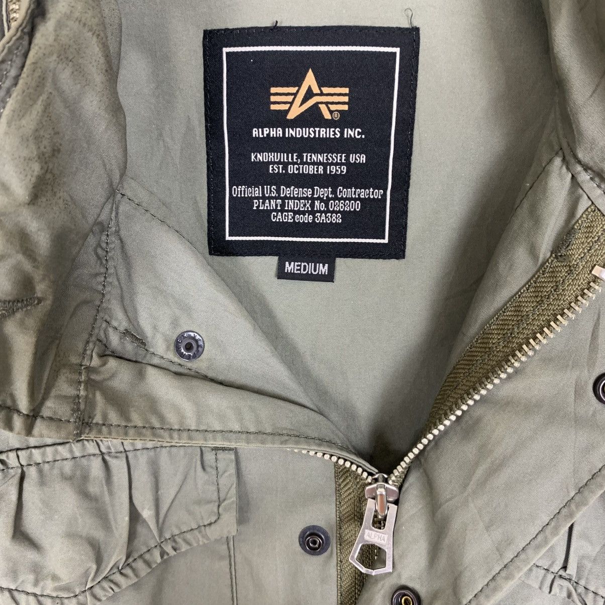 Alpha Industries × Designer × Vintage Vintage Alpha Industries Jacket Filed Jacket Size Medium Size US M / EU 48-50 / 2 - 11 Thumbnail