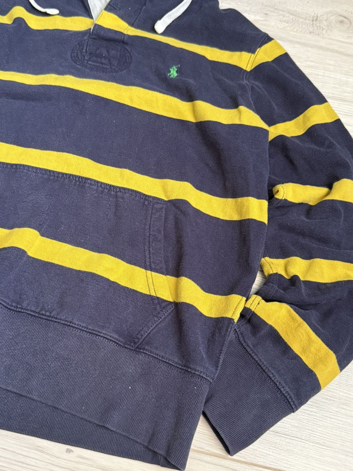 Polo Ralph Lauren Polo Ralph Lauren striped rugby shirt hoodie Size US M / EU 48-50 / 2 - 2 Thumbnail