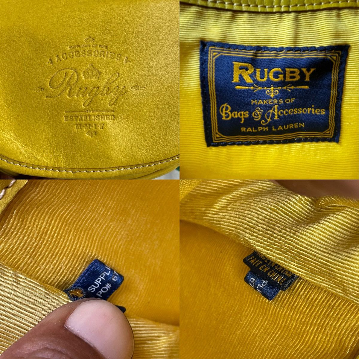 Ralph Lauren Ralph Lauren Rugby Leather Crossbody/Saddle Bag Size ONE SIZE - 21 Thumbnail
