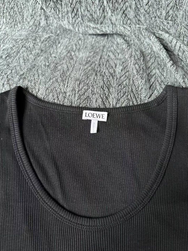 Loewe LOEWE Black embroidered vest Size XS / US 0-2 / IT 36-38 - 3 Thumbnail