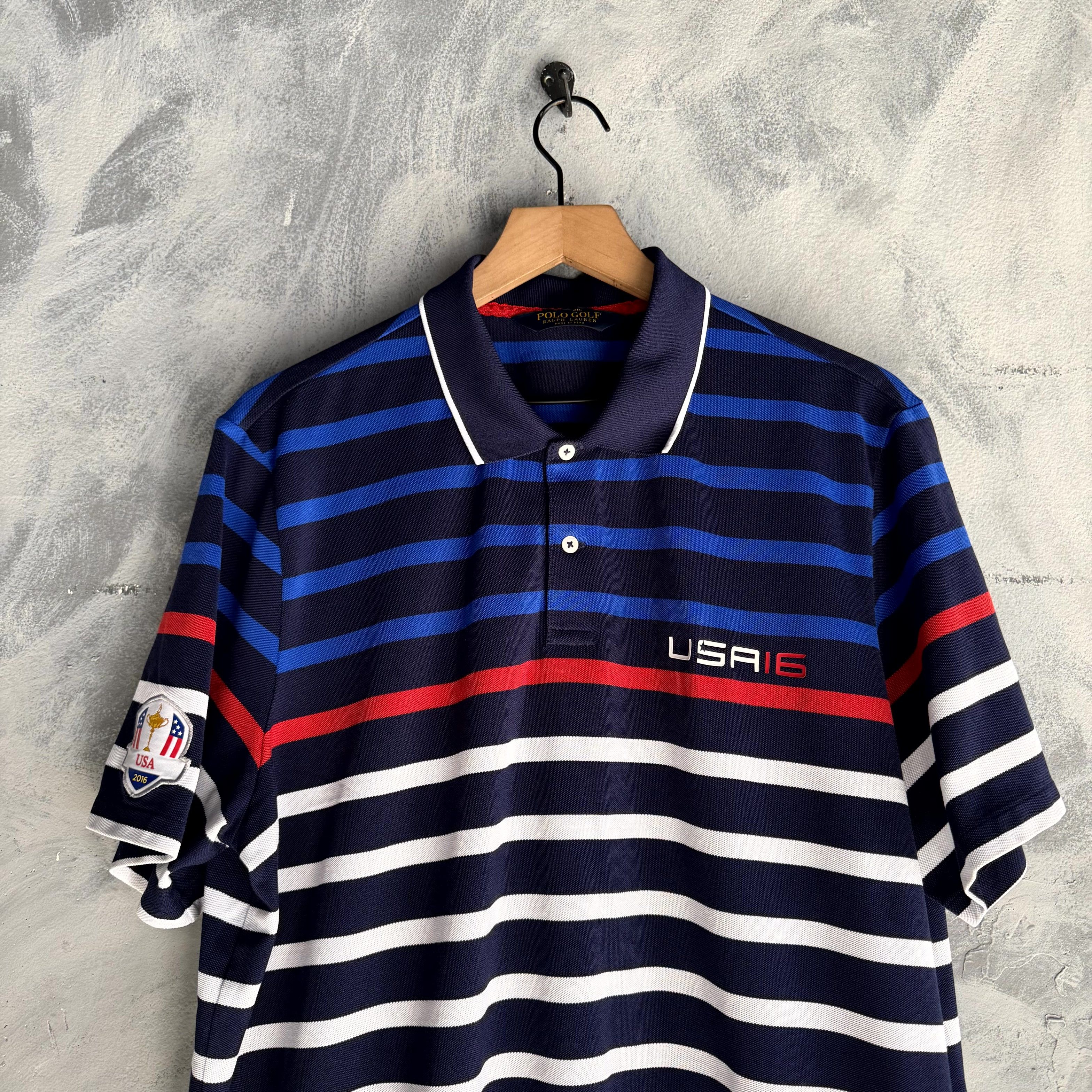 Polo Ralph Lauren Polo Ralph Lauren Polo Shirt Mens XL 2016 Ryder Cup Size US XL / EU 56 / 4 - 2 Thumbnail