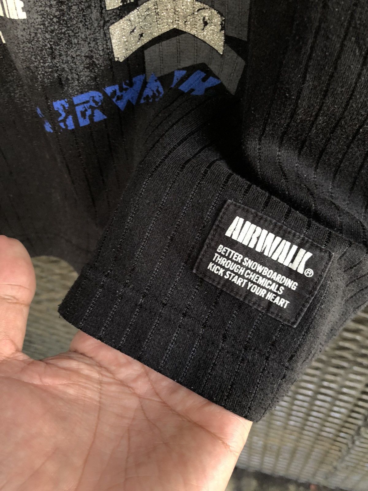 Japanese Brand JAPANESE AIRWALK POEM DOUBLE LAYER LONGSLEEVE Size US XL / EU 56 / 4 - 5 Thumbnail