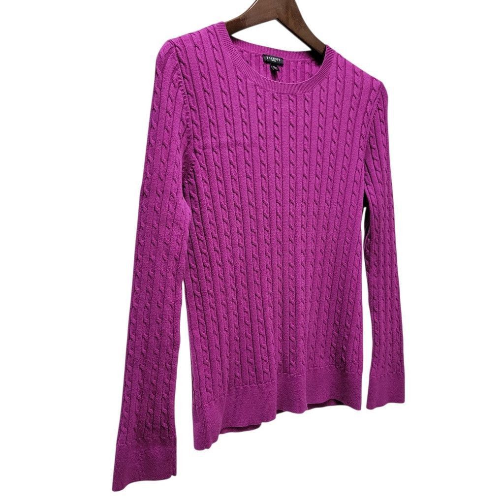Talbots Talbots Women Cotton Long-Sleeves Crewneck Sweater Size PL Size XL / US 12-14 / IT 48-50 - 4 Thumbnail