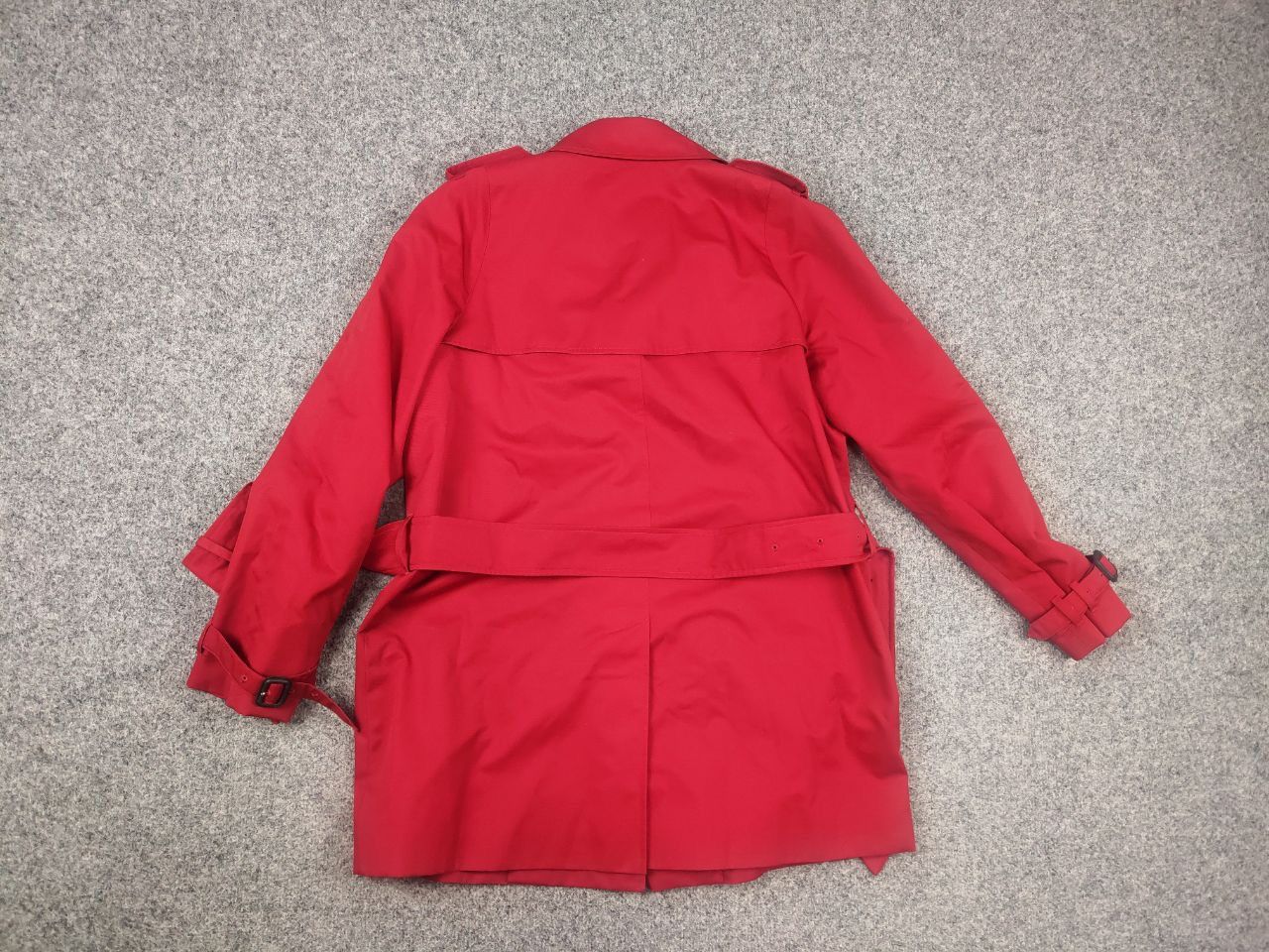 Aquascutum Aquascutum crafted England red Trench coat Jacket lining Size L / US 10 / IT 46 - 12 Thumbnail
