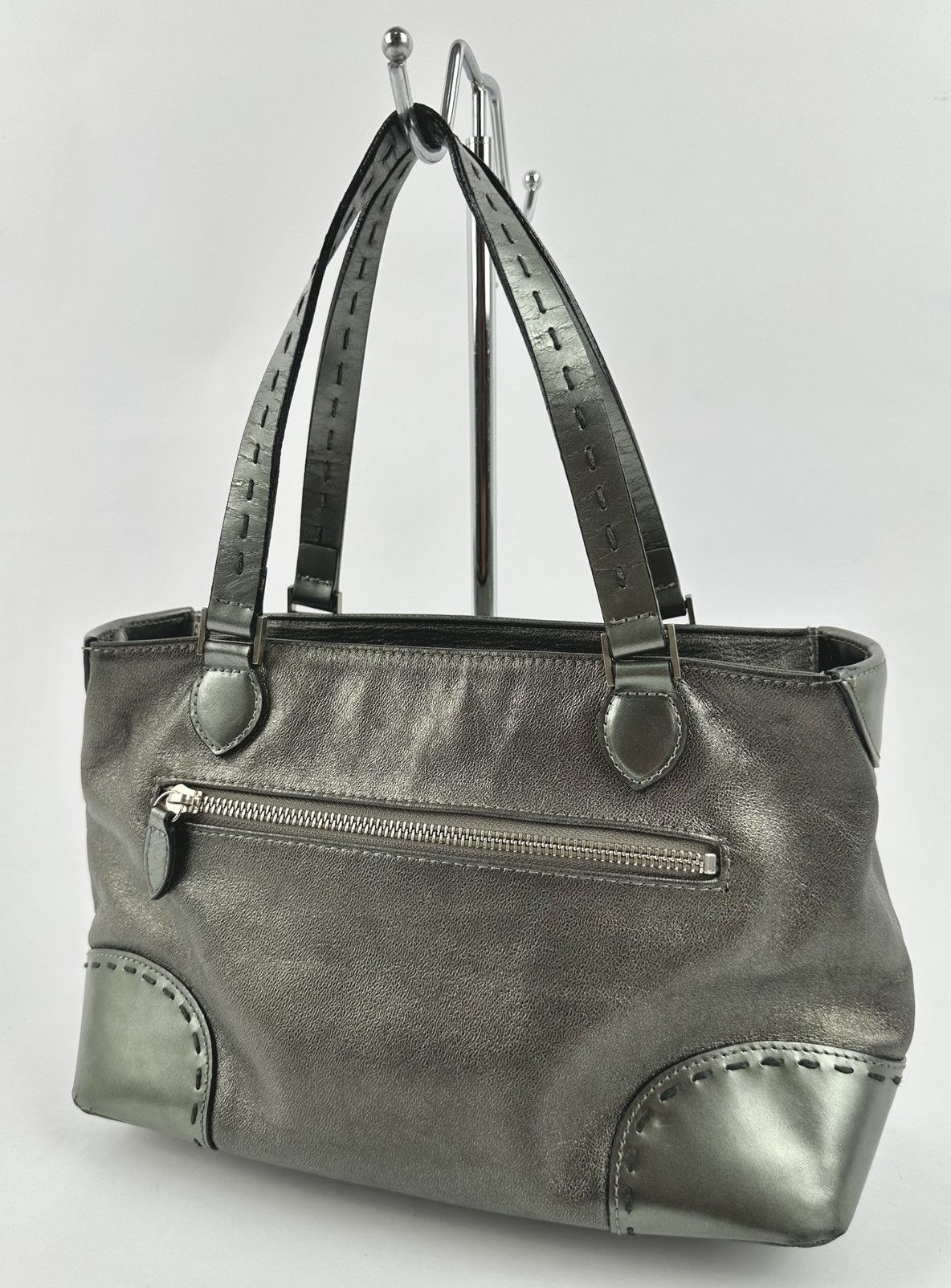 Jean Paul Gaultier Jean Paul Gaultier- Hand / Tote bag Silver Metallic Color Size ONE SIZE - 8 Thumbnail