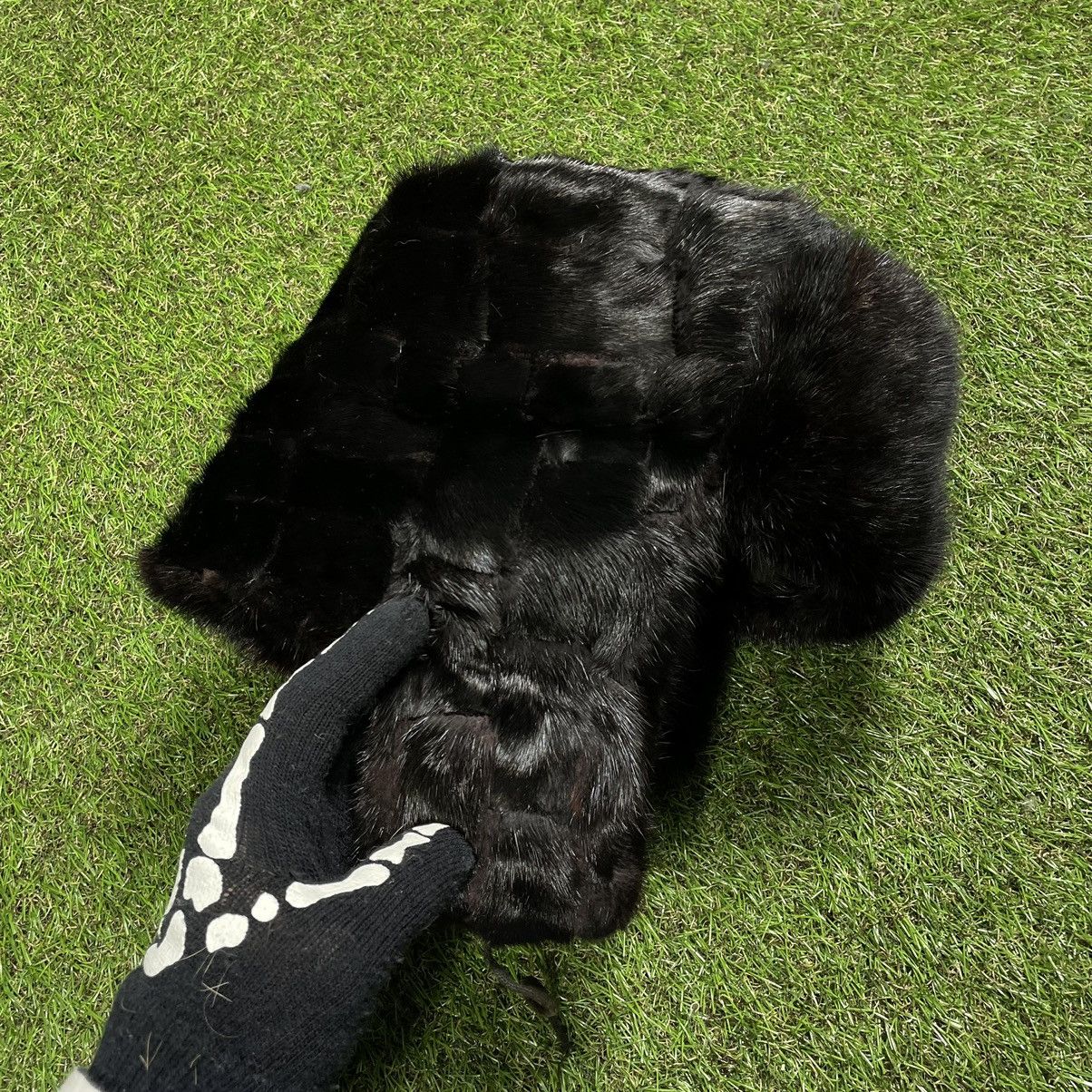 Vintage Vintage Y2K Fuzzy Skeleton Hand Beanie Black Baggy Swag OS Size ONE SIZE - 6 Thumbnail