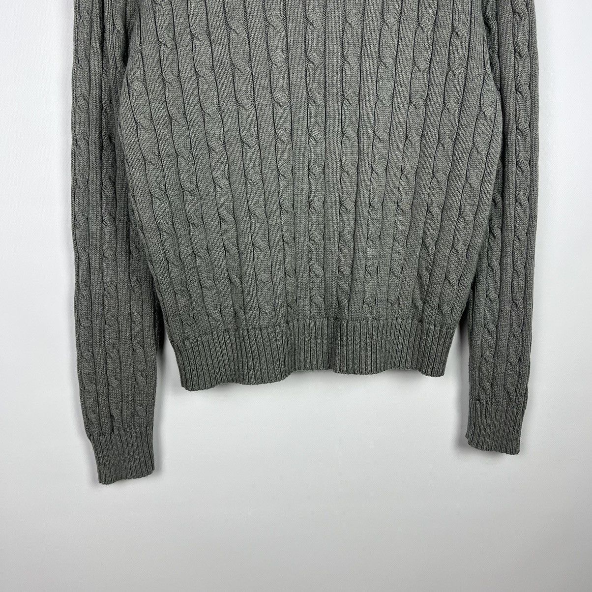 Polo Ralph Lauren Vintage Polo Ralph Lauren Cable Knitted Sweater Logo 90s Size XL / US 12-14 / IT 48-50 - 3 Thumbnail