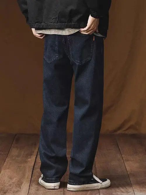 Japanese Brand Hirose x Itou High Street Vintage Loose Jeans Blue Size US 31 - 6 Thumbnail