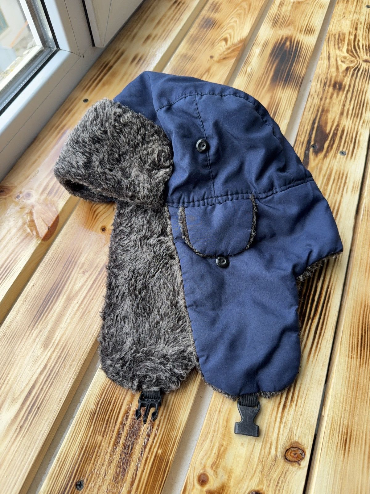 Le Grande Bleu (L.G.B.) Vintage Y2K Fuzzy Fur Ushanka Hat if six was nine LGB Style Size ONE SIZE - 1 Thumbnail