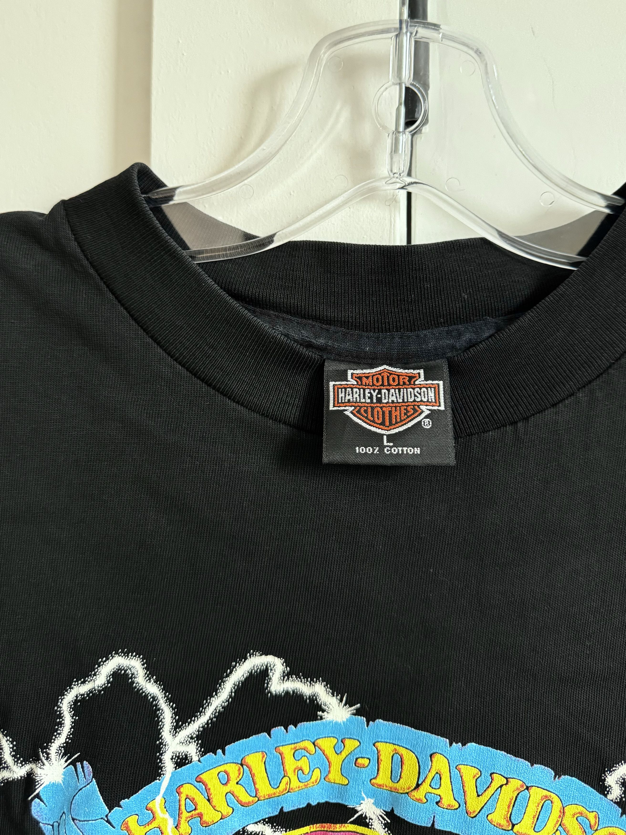 Harley Davidson Vintage Harley-Davidson "Made in USA" Black T-shirt Large Size US L / EU 52-54 / 3 - 5 Thumbnail