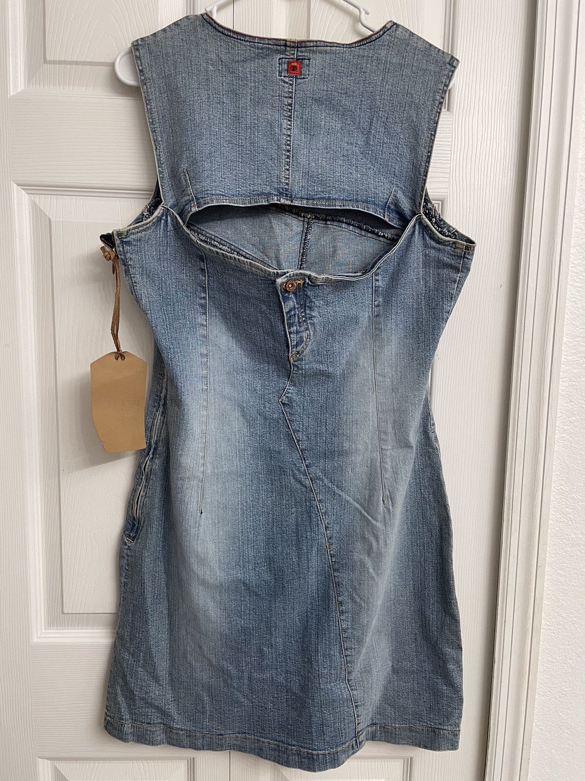 Pepe Jeans Pepe Jeans London Denim Dress With Open Back With Slit XL Size XL / US 12-14 / IT 48-50 - 2 Thumbnail