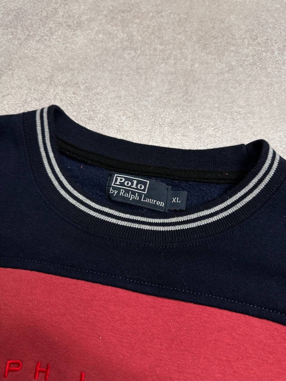 Polo Ralph Lauren Vintage 90s Polo Ralph Lauren Big Logo Crewneck Sweatshirt Size US XL / EU 56 / 4 - 3 Thumbnail