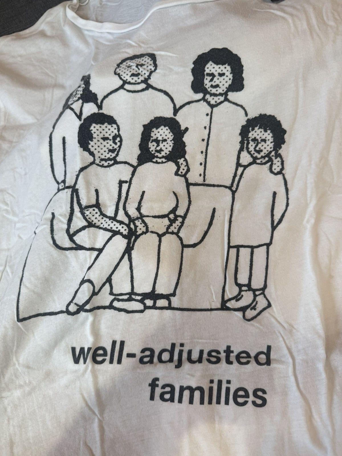 Enfants Riches Deprimes ENFANTS RICHES DÉPRIMÉS “Well-Adjusted Families” Tee — White Size US M / EU 48-50 / 2 - 2 Thumbnail